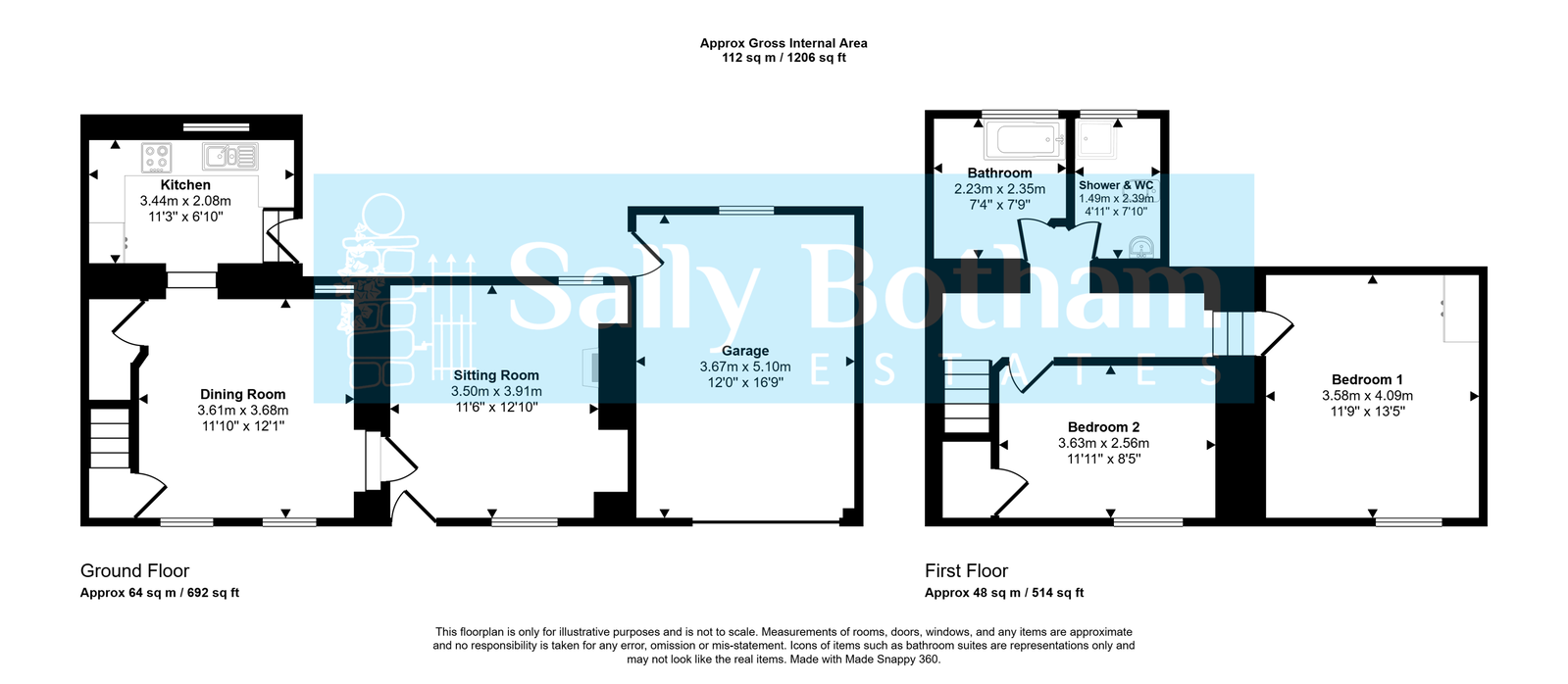 The White Cottage 123, Starkholmes Road, Matlock floorplan