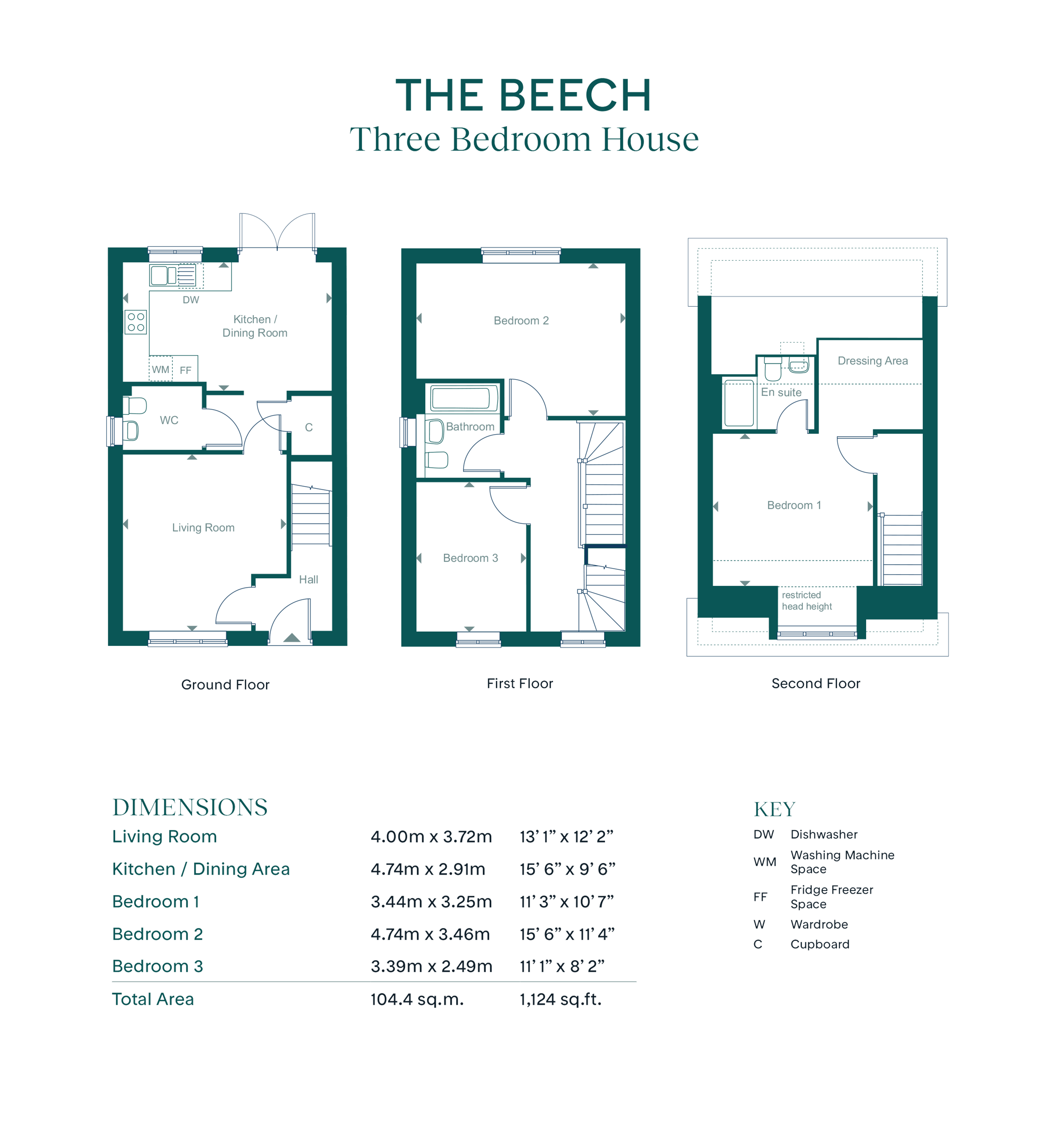 10 William Allchin Close - Beech RL, Leaf Living at Pippin's Place, West Malling, ME19, East Malling floorplan