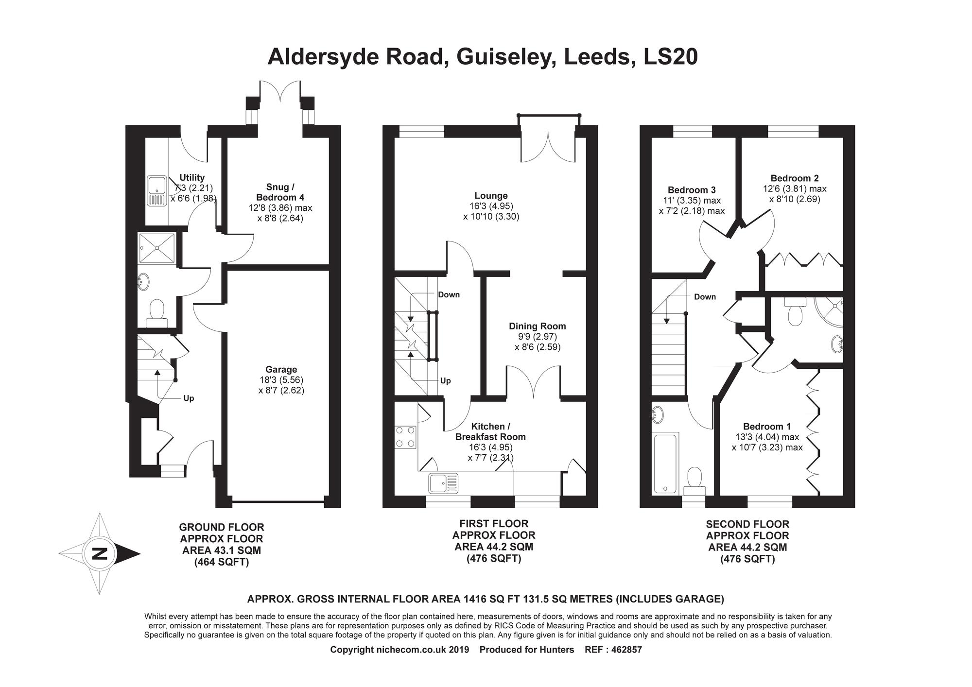 4 Bedrooms Town house for sale in Aldersyde Road, Guiseley, Leeds LS20