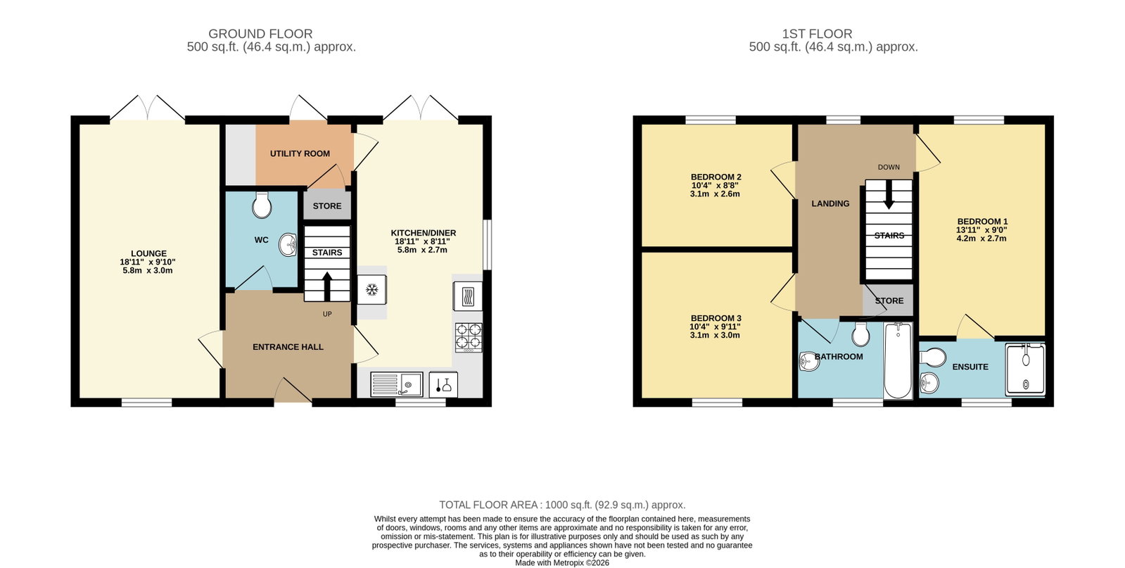 1, Parkhouse Lane, Cockermouth floorplan