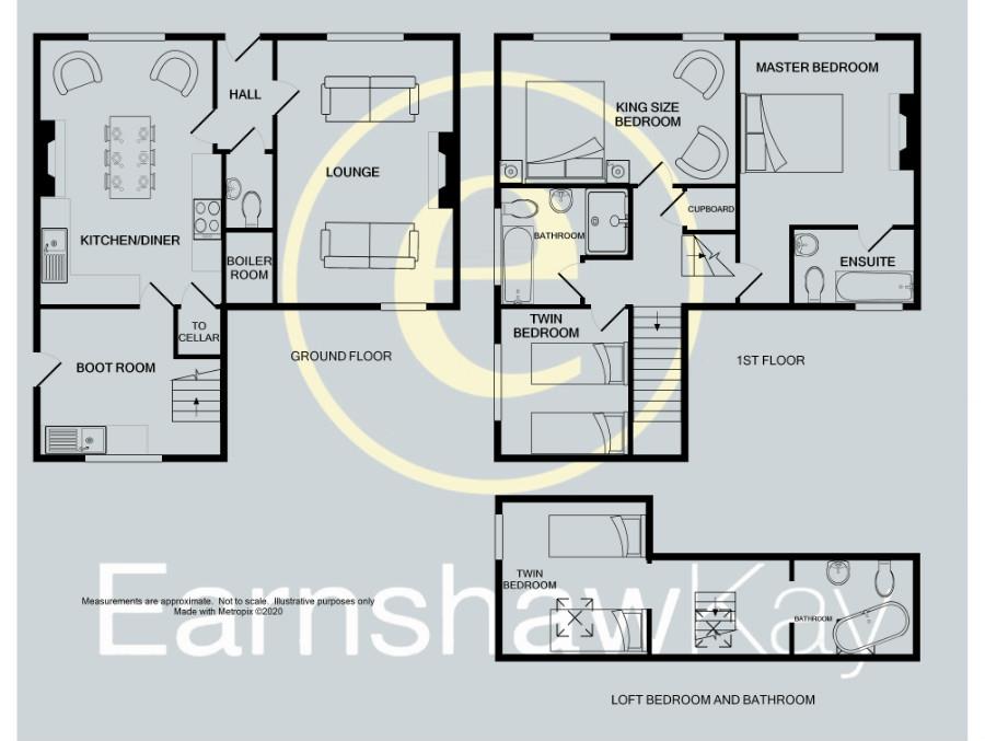 Top O' The Lane, Thurstonland/Stocksmoor, Huddersfield HD4, 4 bedroom