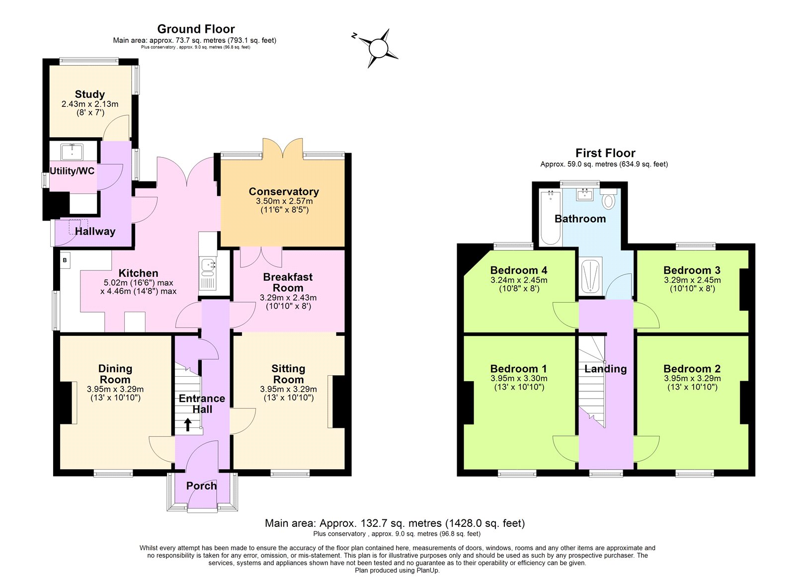 Hillside,, Upper Springfield Road, Gloucestershire floorplan