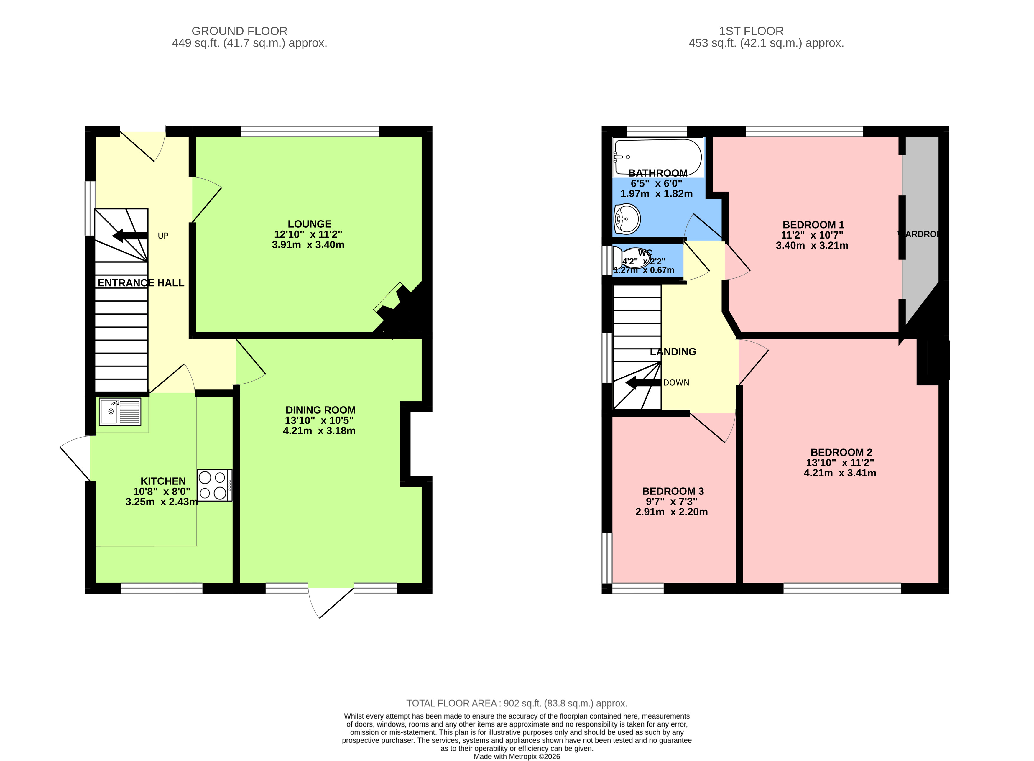 11, Park Crescent, Middlesex floorplan