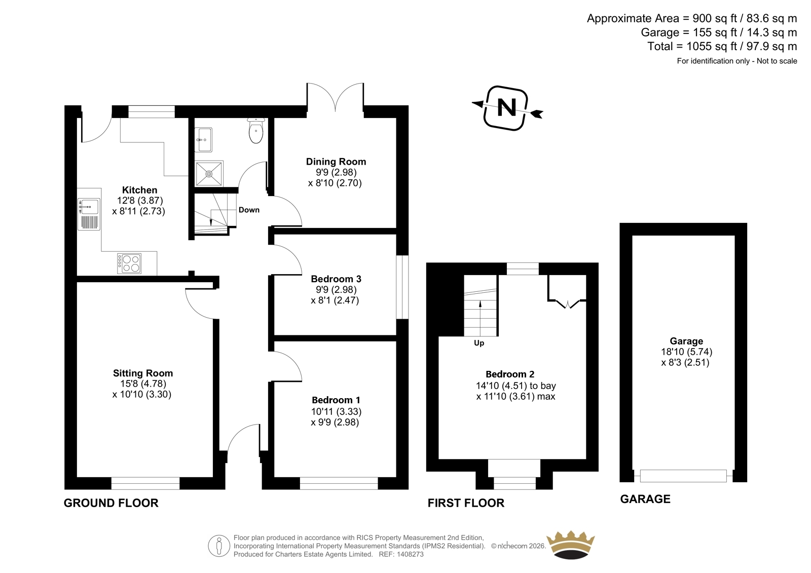 2, Trevose Close, Eastleigh floorplan