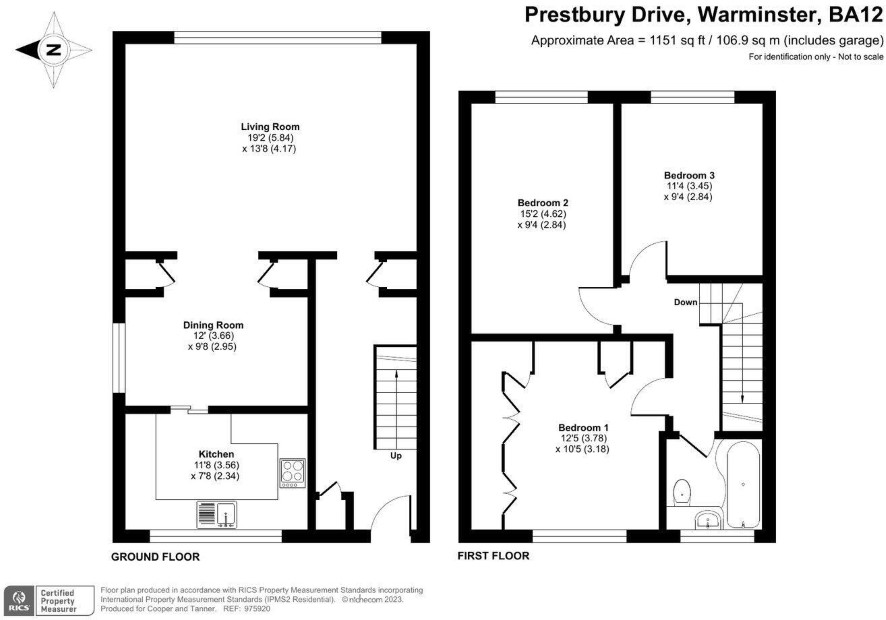 21A Prestbury Drive, Warminster floorplan
