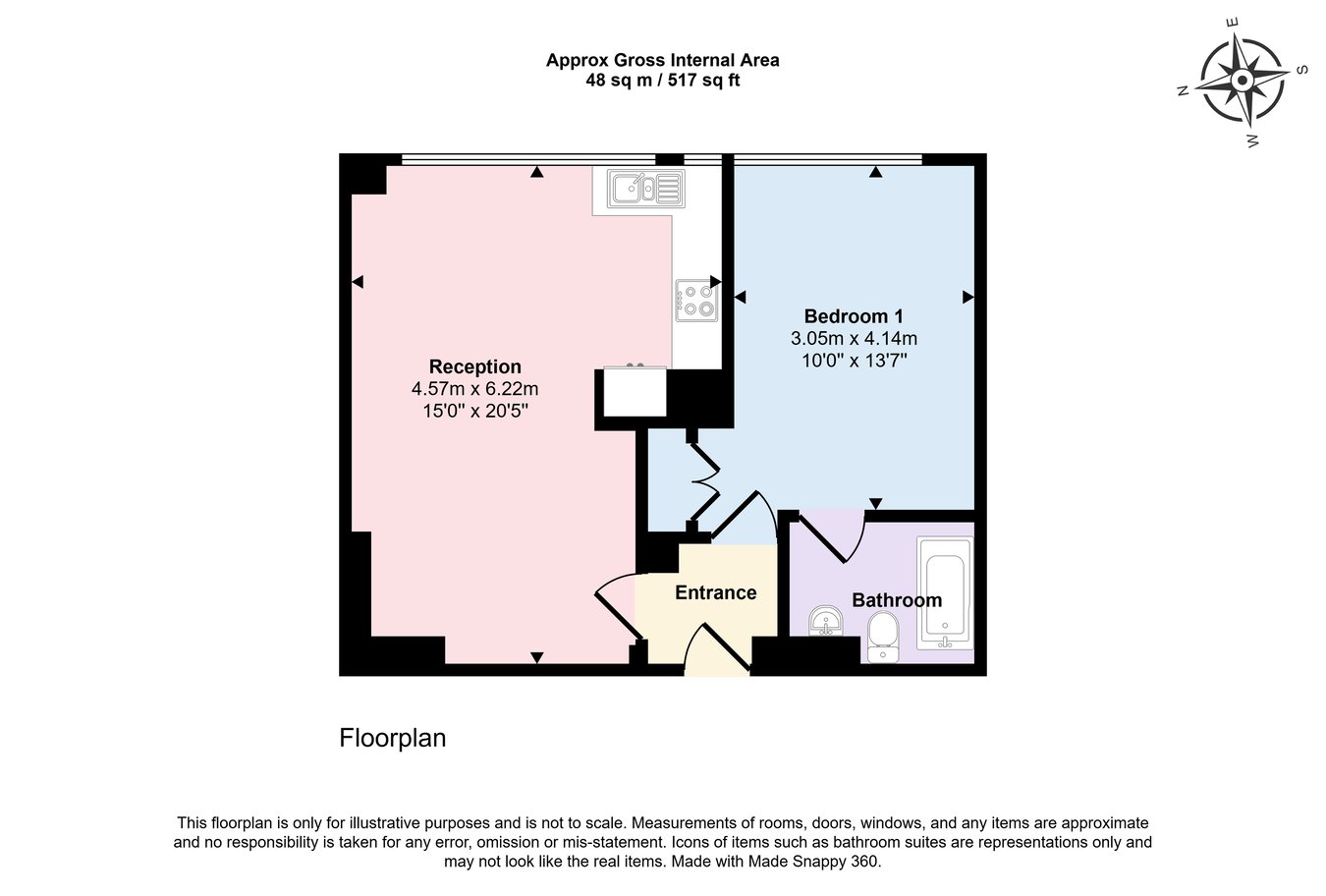 22 Park Crescent, Park Crescent, London floorplan