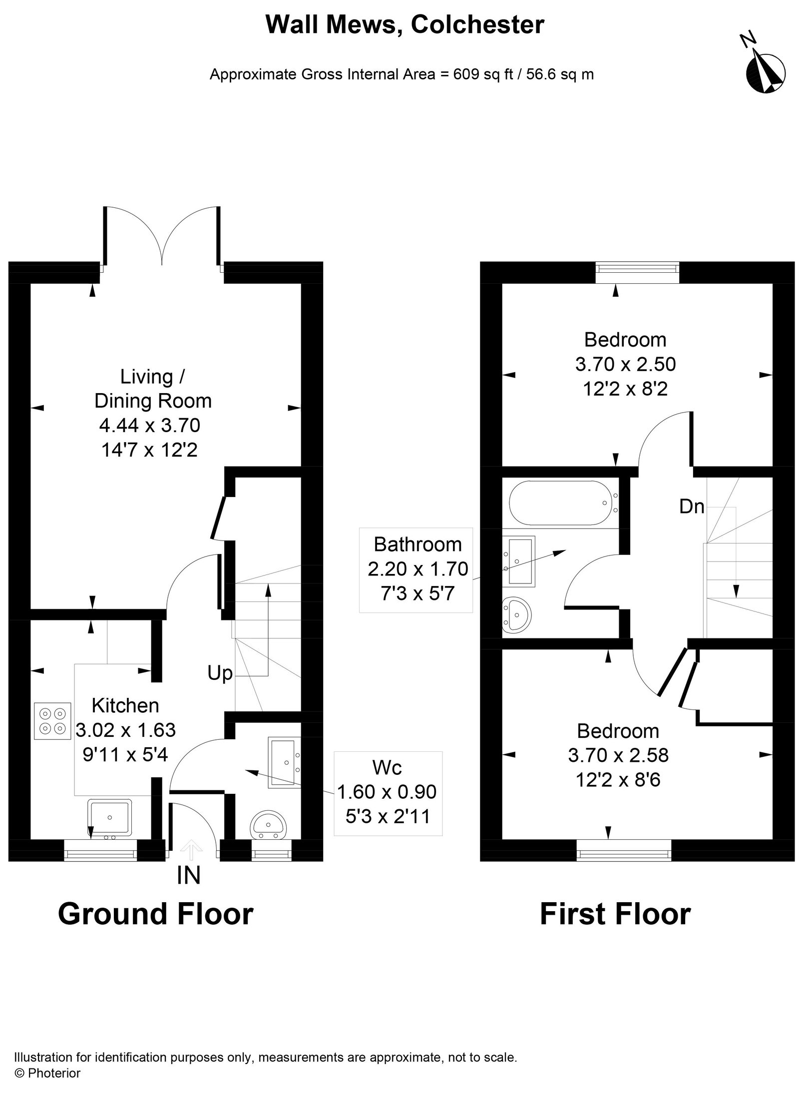 Wall Mews, Colchester floorplan