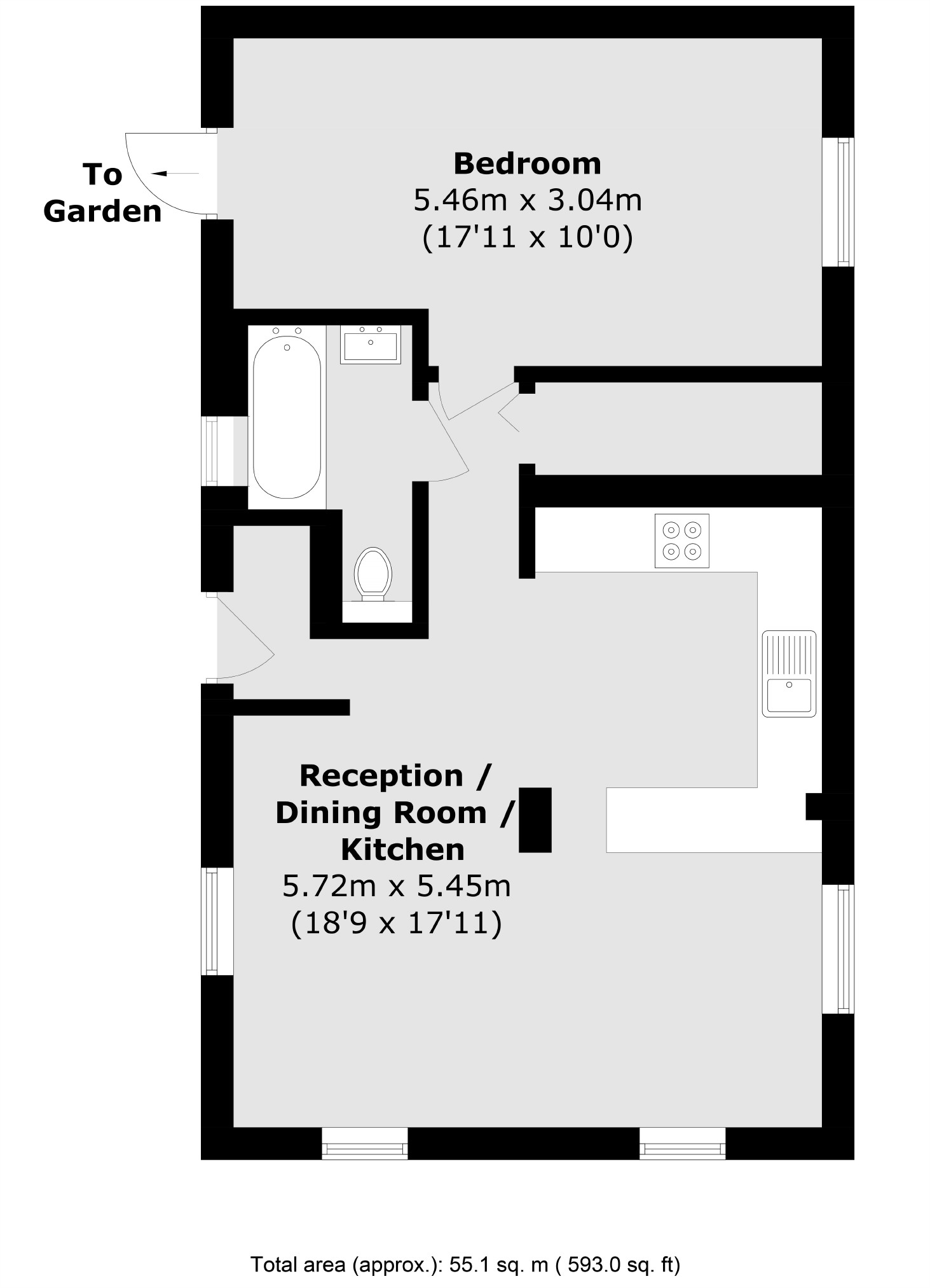 3 Bracken Court, Station Approach, Sunbury-On-Thames floorplan