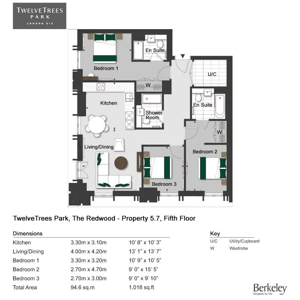 Unit 1
3 Affinity View
London
E16 4DA floorplan