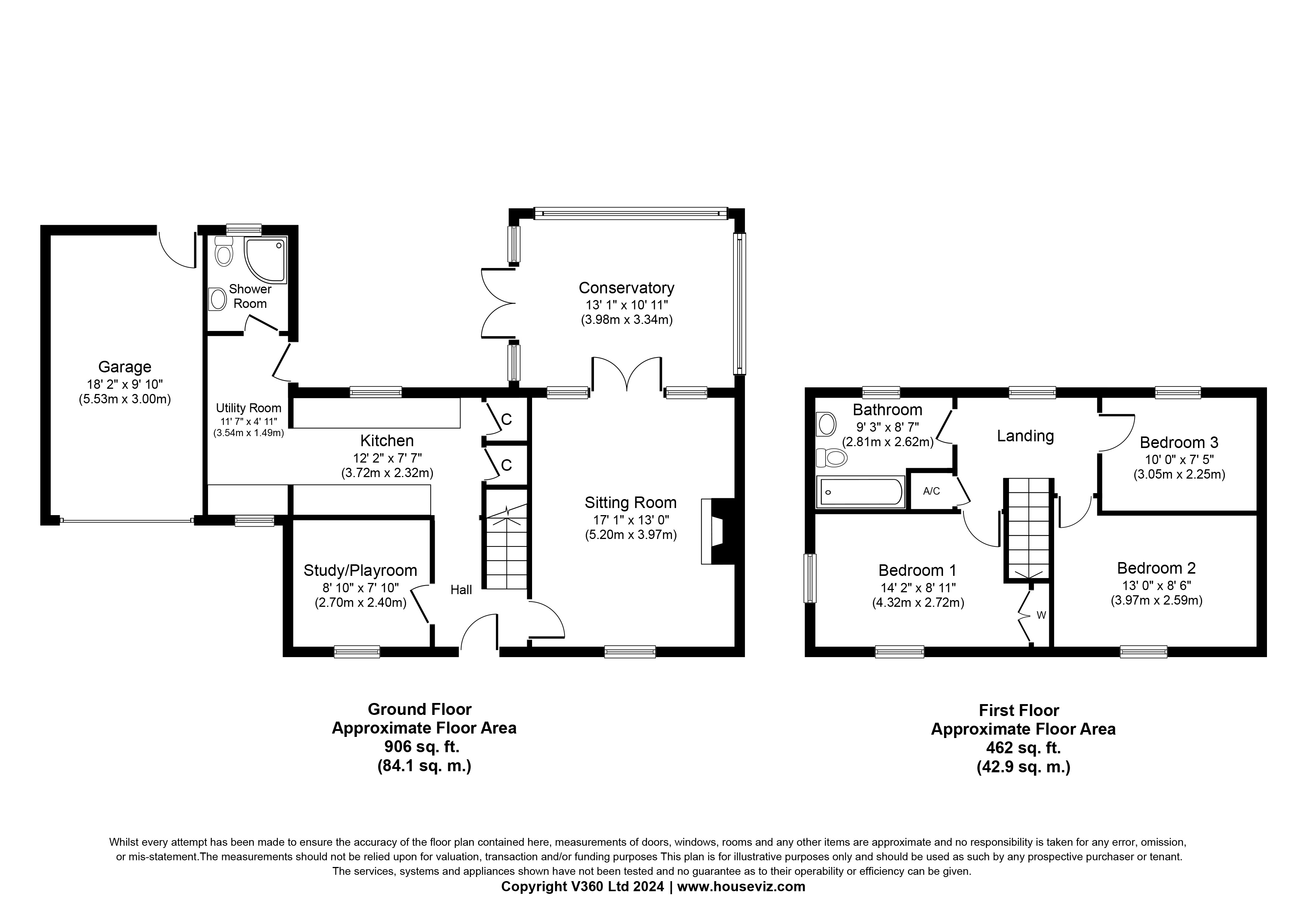 7, Gloucester Place, Sudbury floorplan