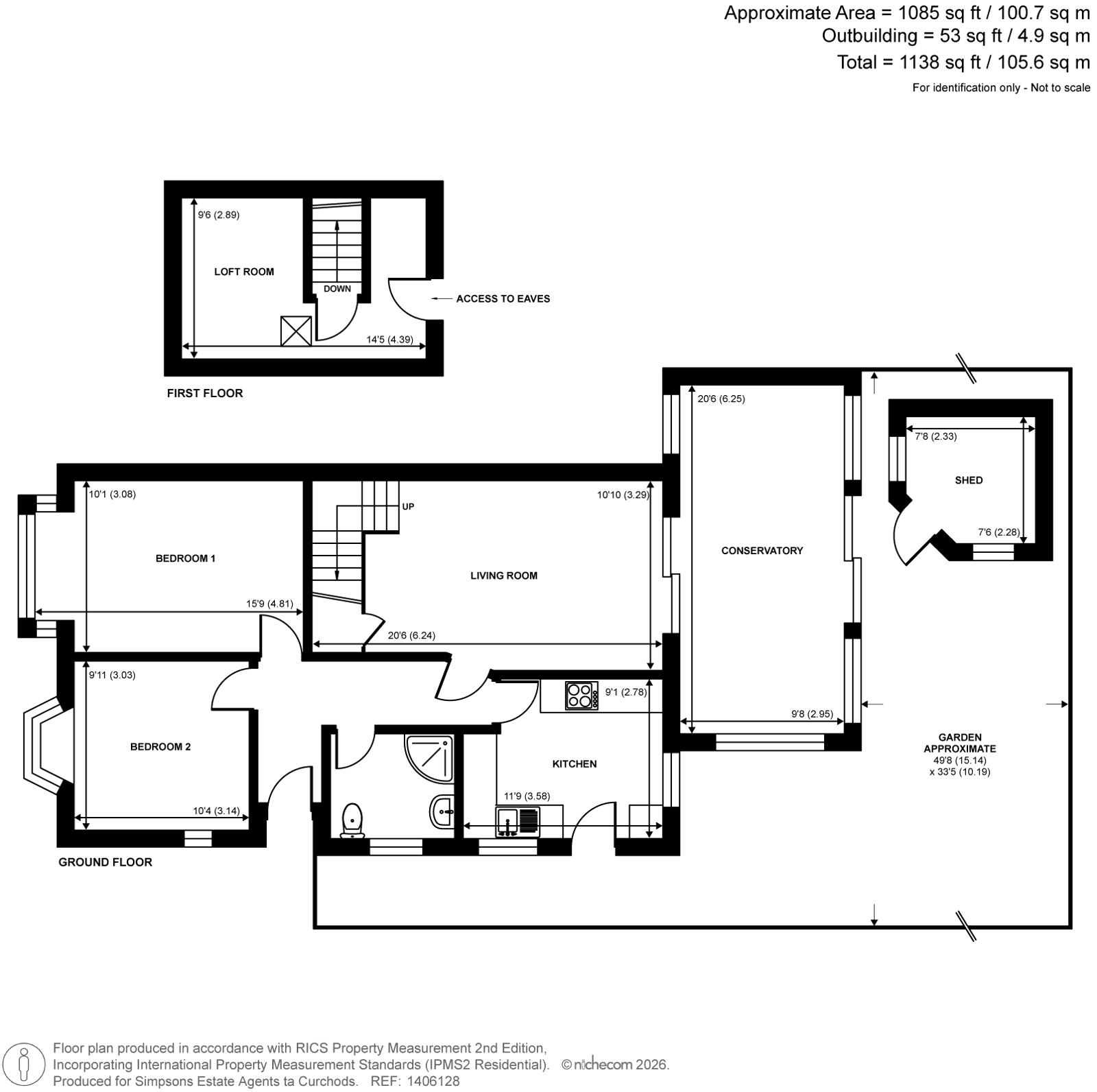 18, Lois Drive, Shepperton floorplan