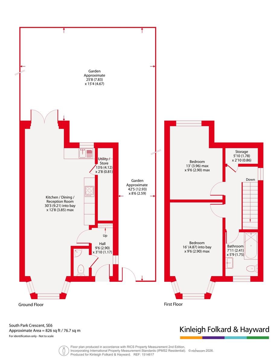 8A,, South Park Crescent, London floorplan