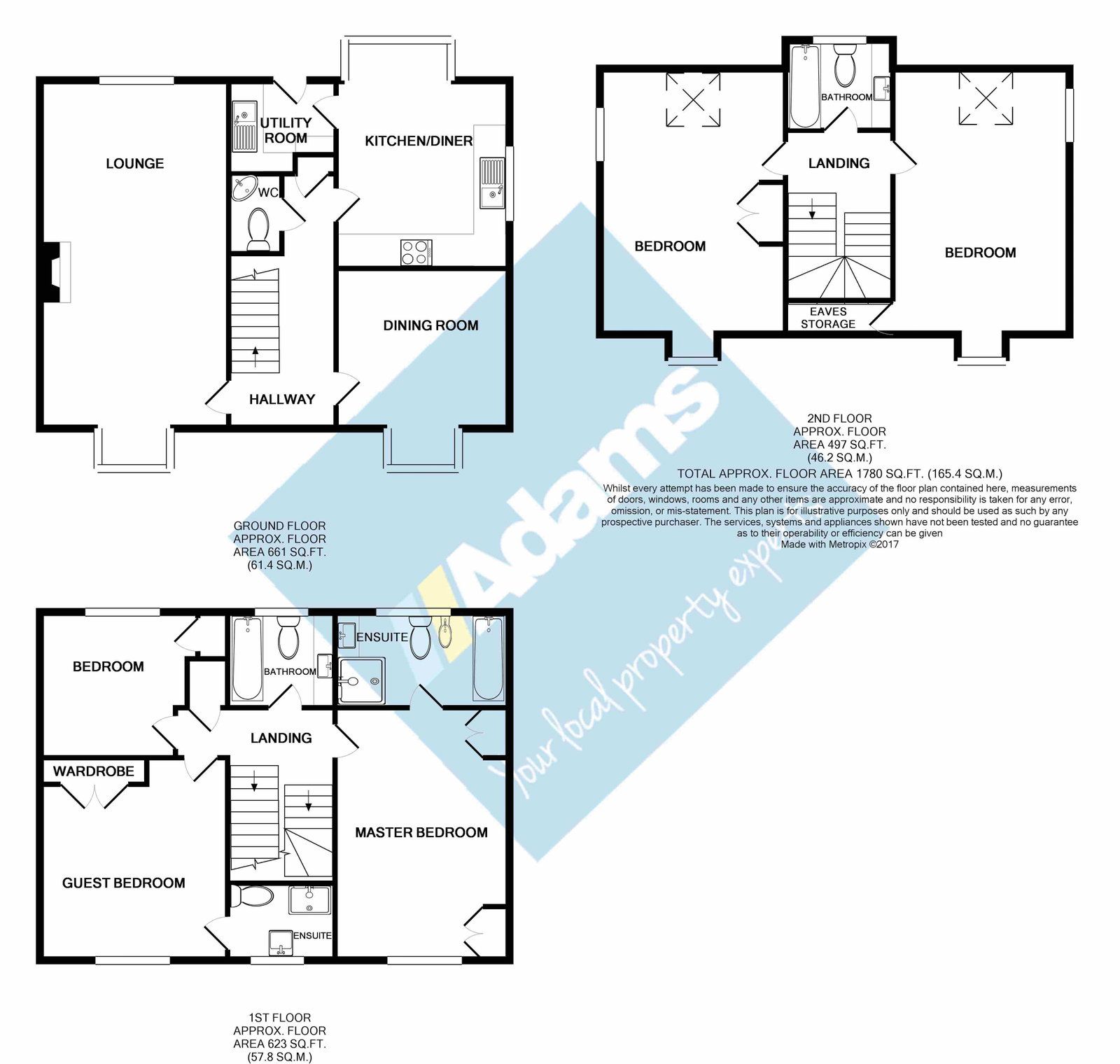 16, Westerhope Way, Widnes floorplan
