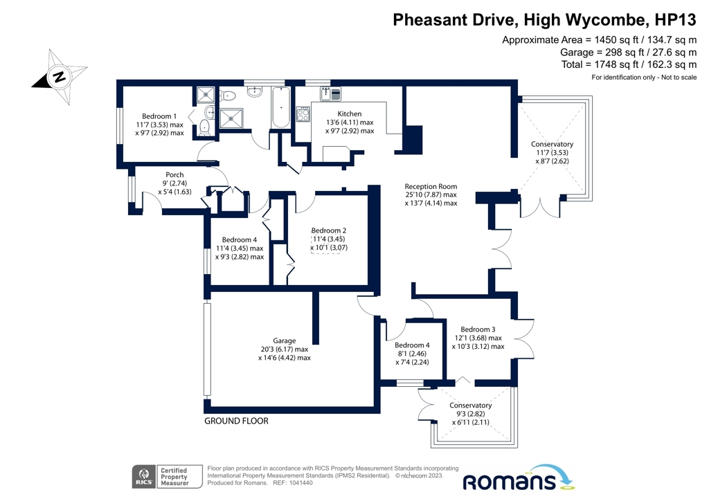 Pheasant Drive, Downley, High HP13, 5 bedroom bungalow for sale