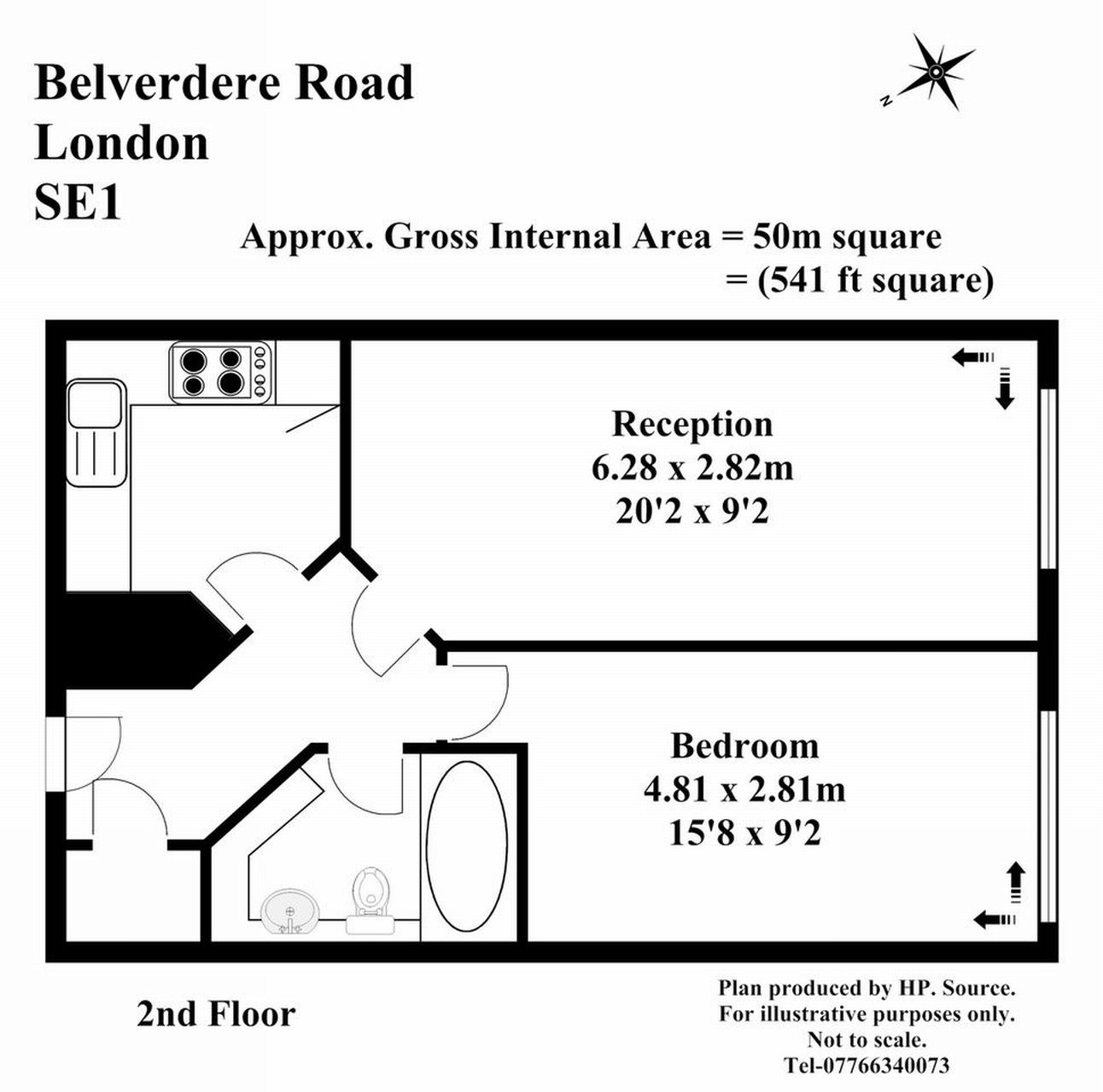 1 Bedrooms Flat to rent in The Whitehouse Apartments, 9 Belvedere Road, South Bank, Waterloo, London SE1