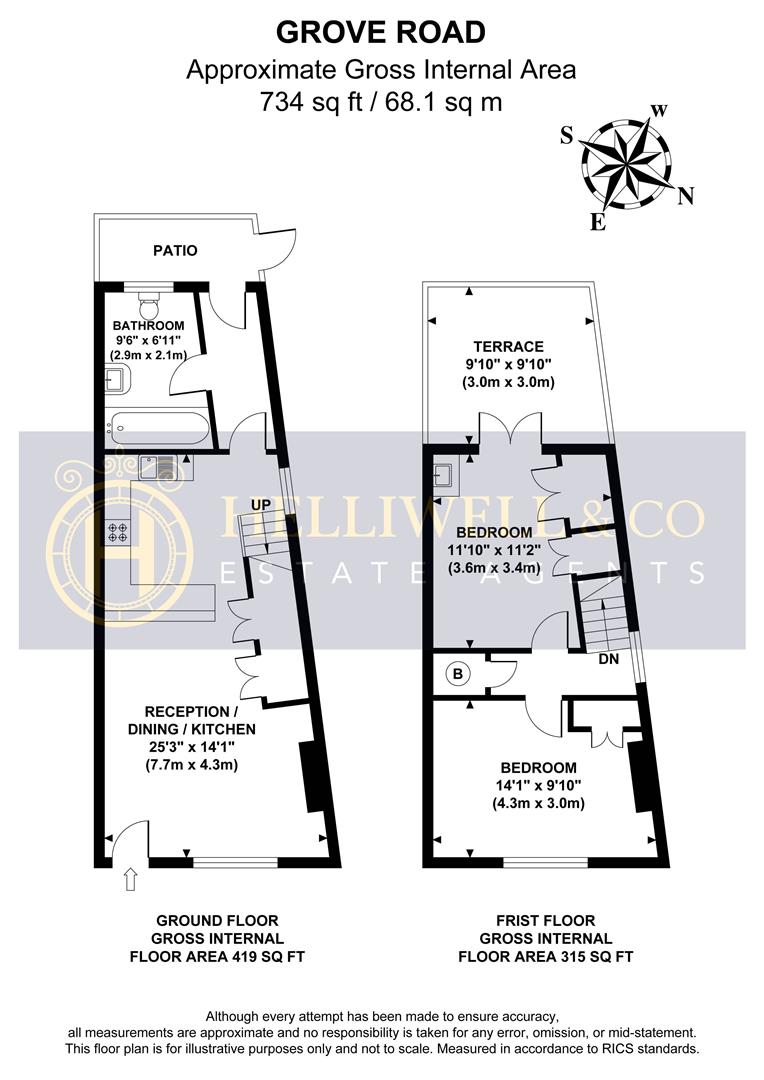 36, Grove Road, London floorplan