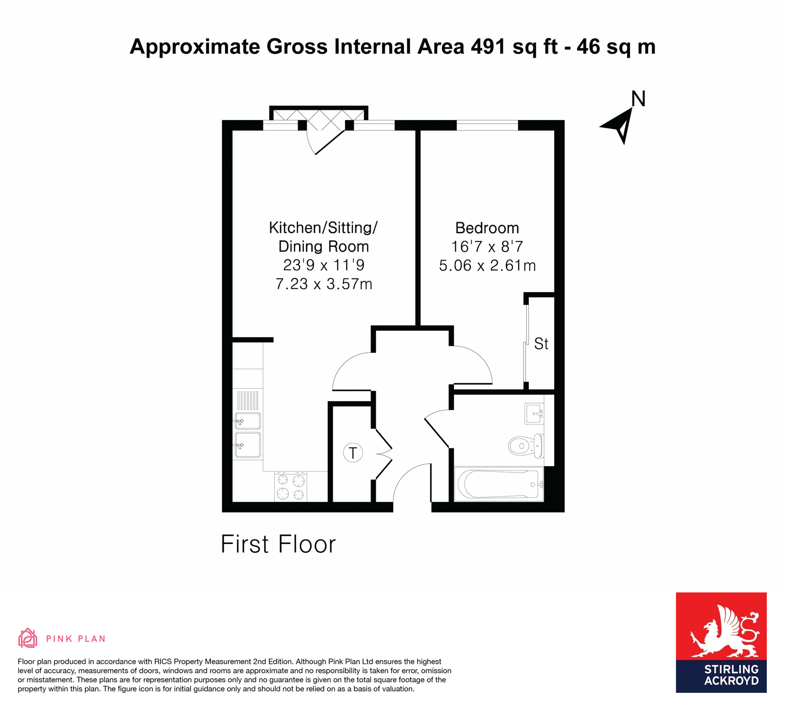 8, Sandover House, 124, Spa Road, London floorplan
