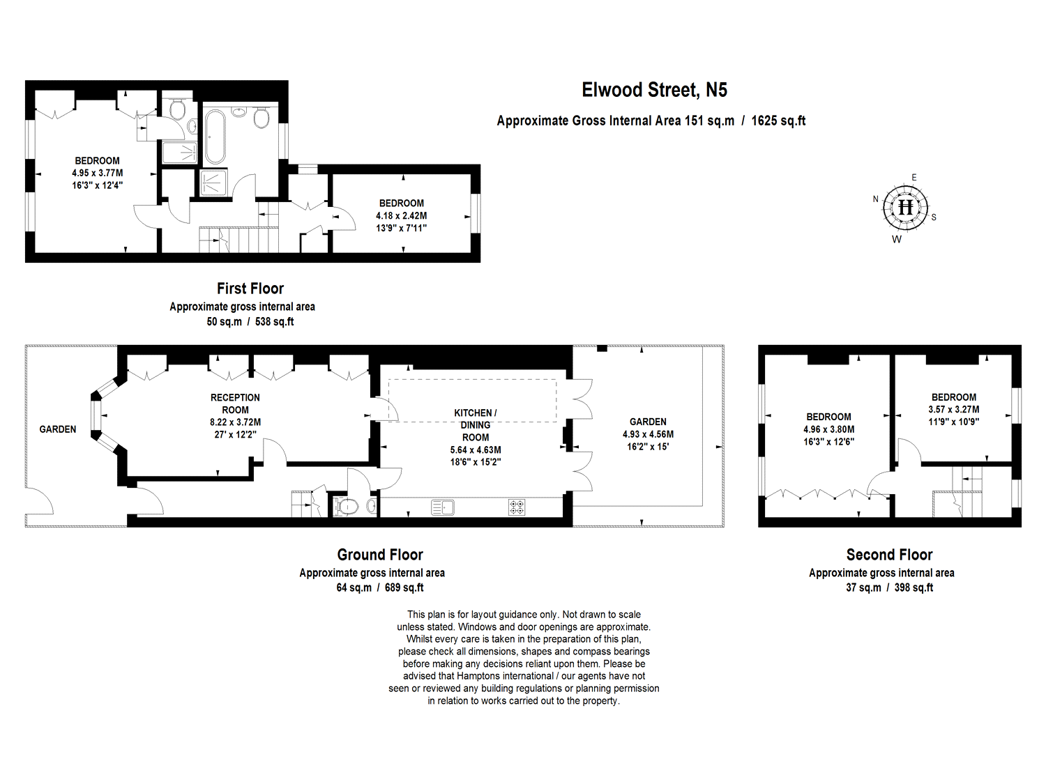 4 Bedrooms Terraced house for sale in Elwood Street, London N5