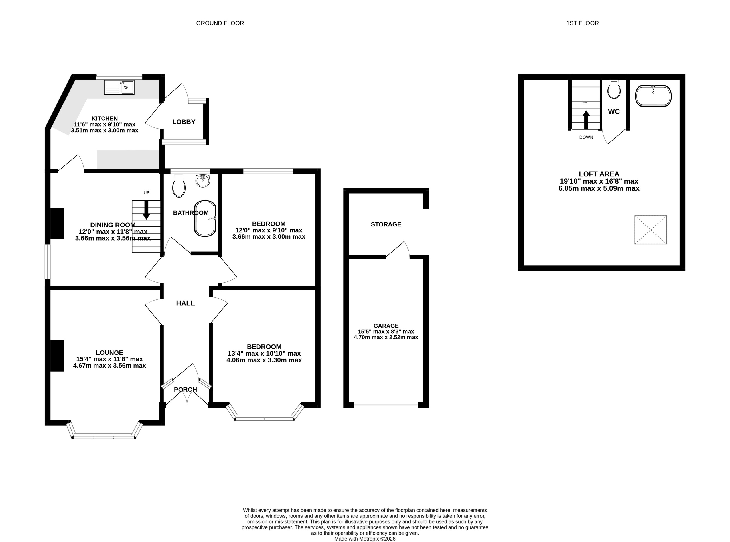 32 Aldercombe Road, Bristol floorplan