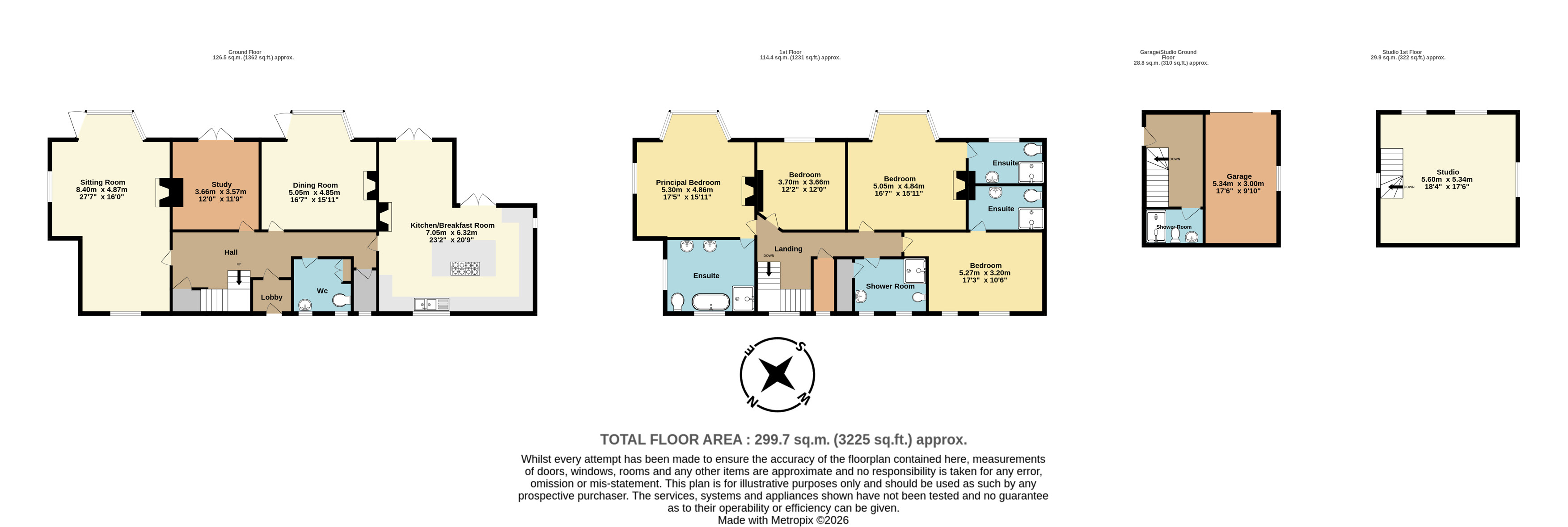 9, Moorlands Road, Budleigh Salterton floorplan