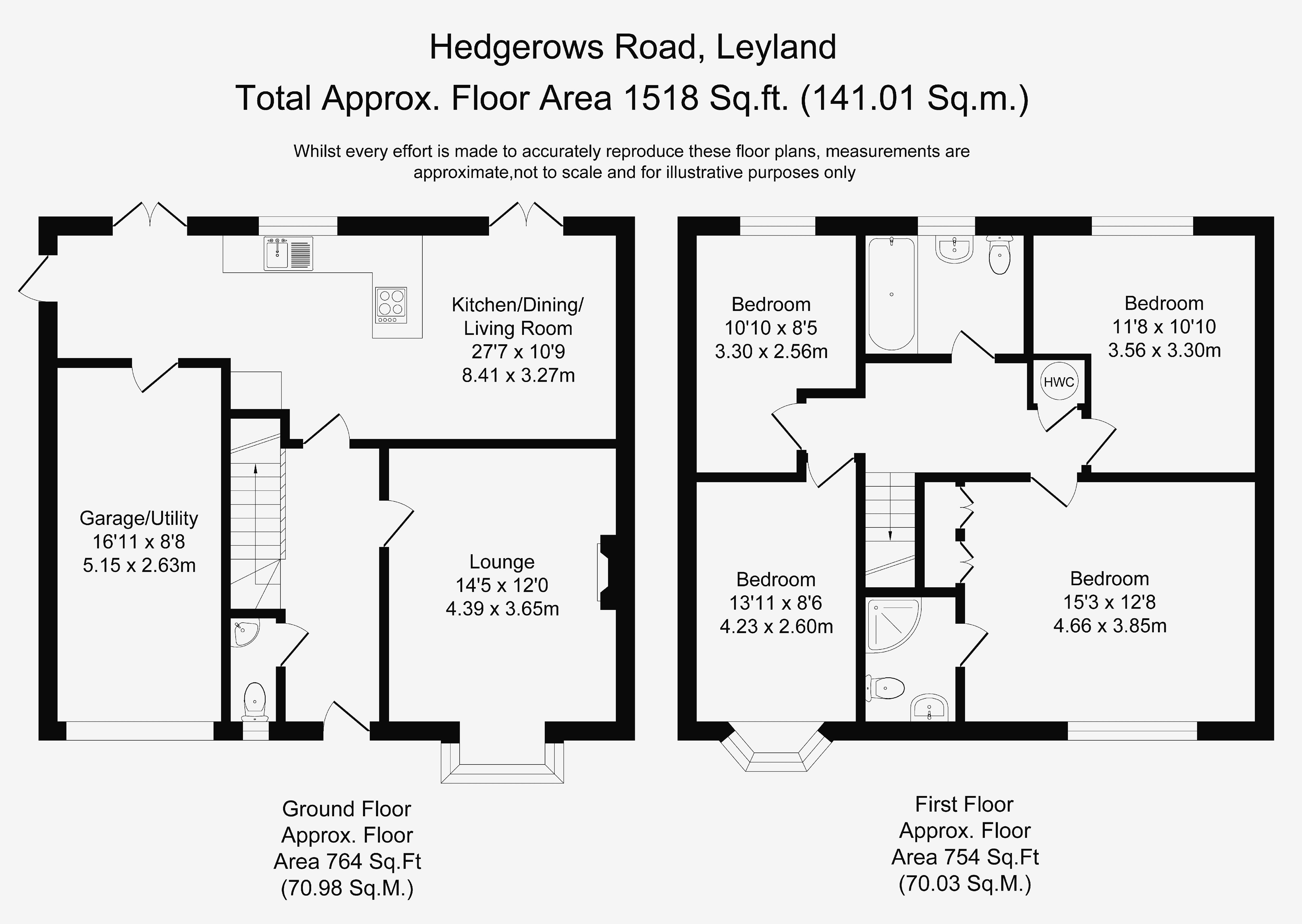 4 Bedrooms Detached house for sale in Hedgerows Road, Leyland PR25