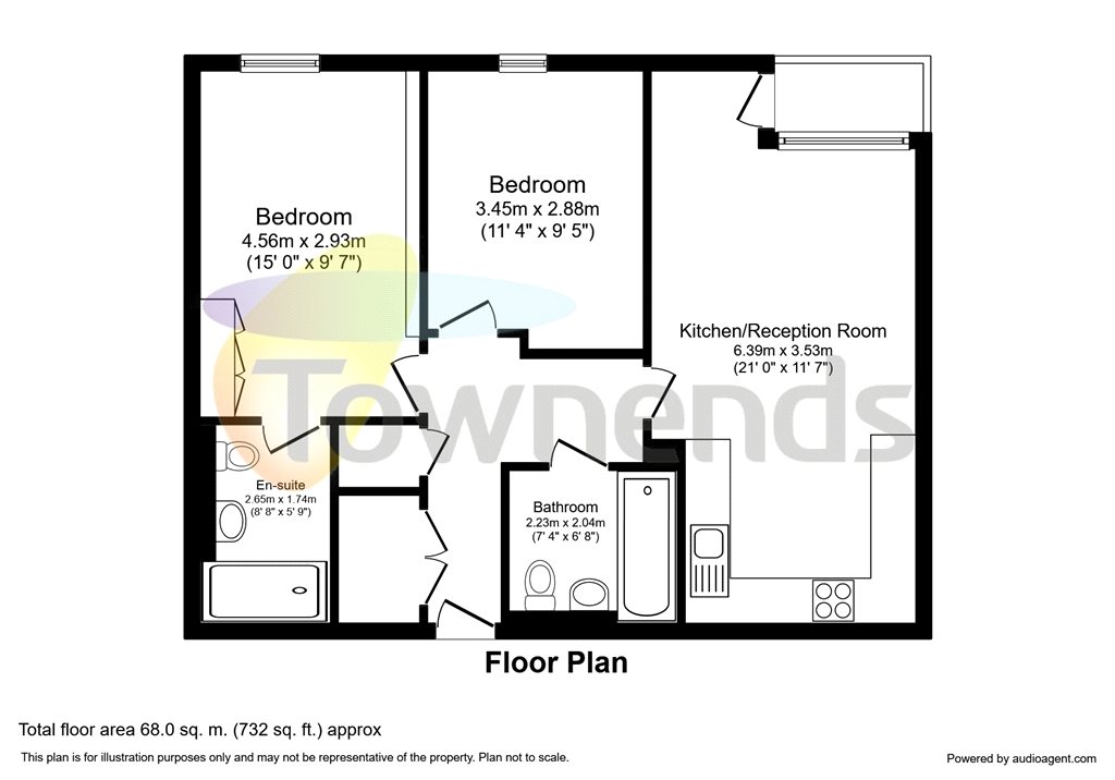 2 Bedrooms Flat for sale in Gloucester House, 21 Scott Avenue, London SW15