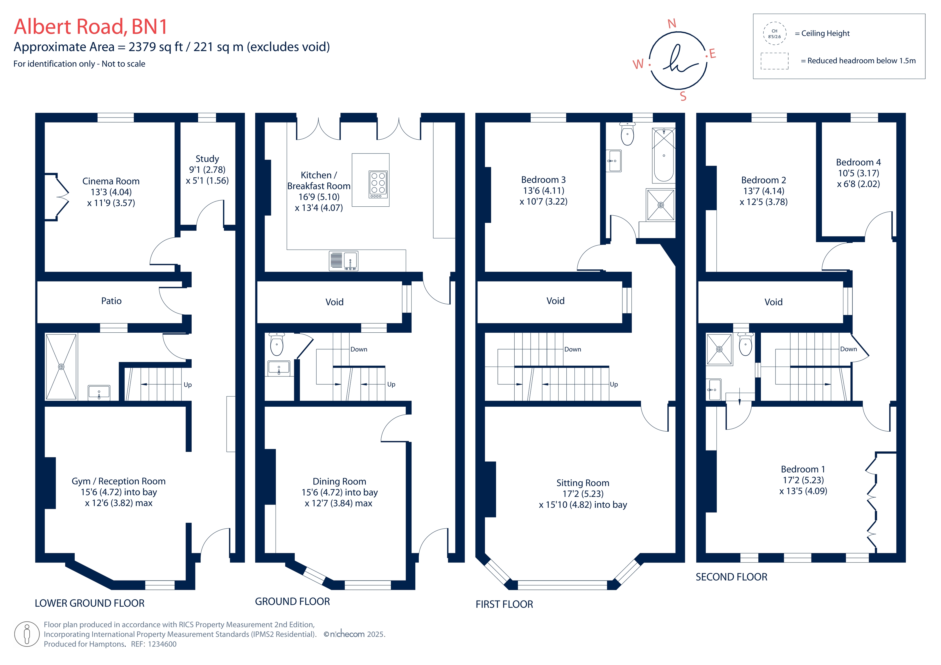6, Albert Road, Brighton floorplan