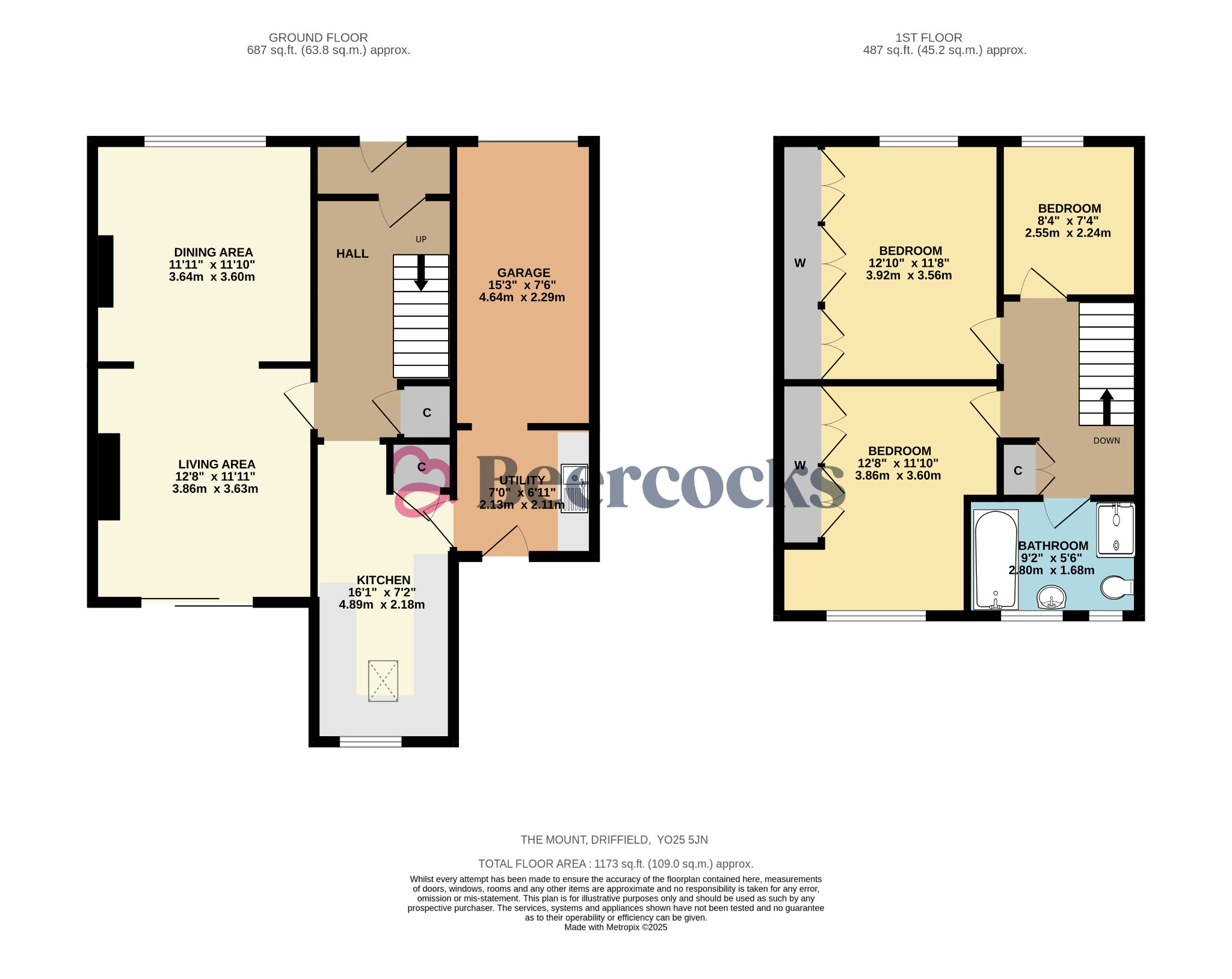 126 The Mount, Driffield, East Riding Of Yorkshire floorplan