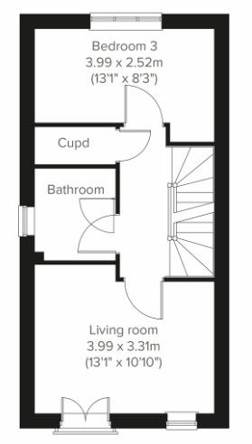 Plot 62 - The Ashdown, Newton Abbot floorplan