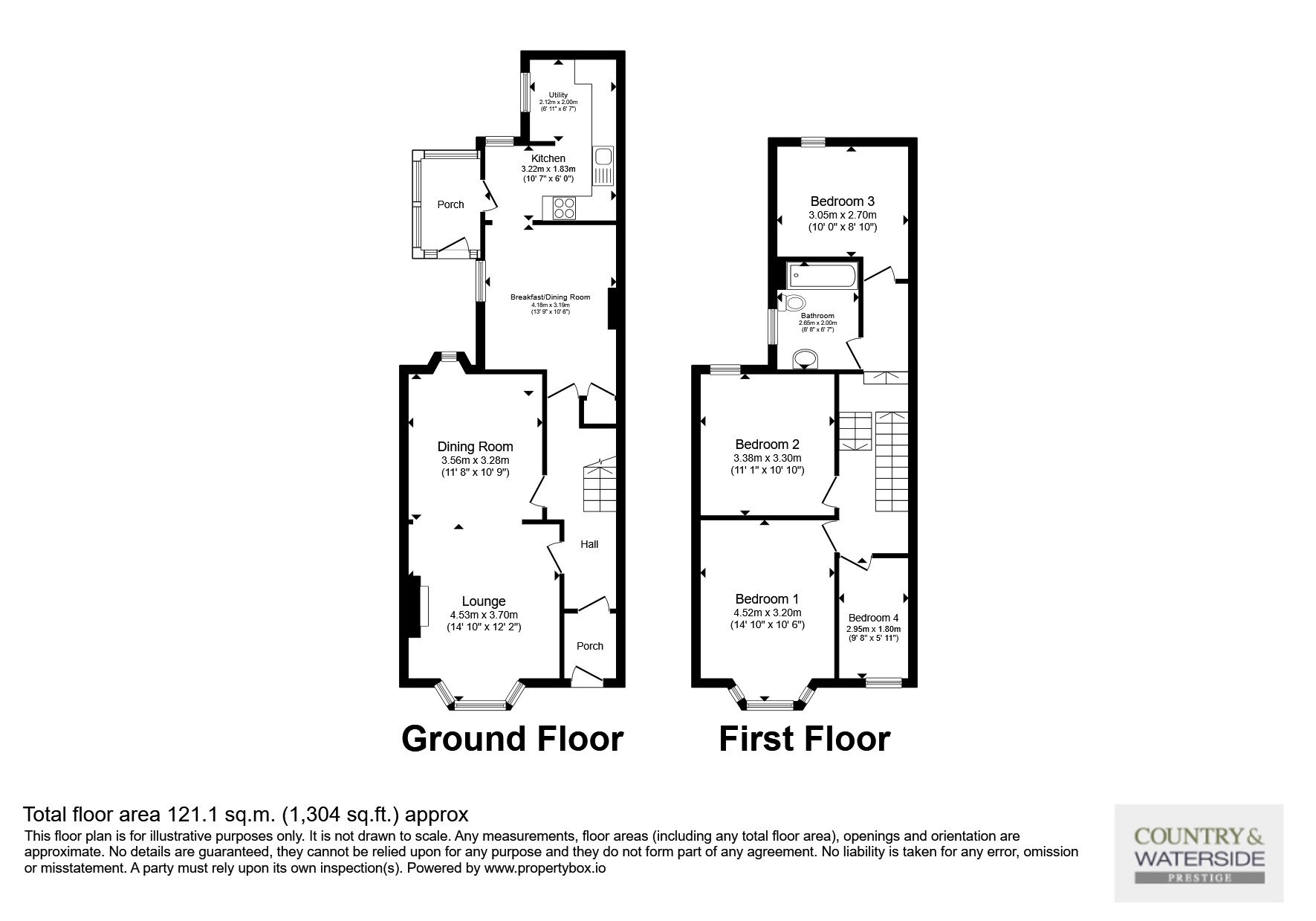7, Park Road, Cornwall floorplan