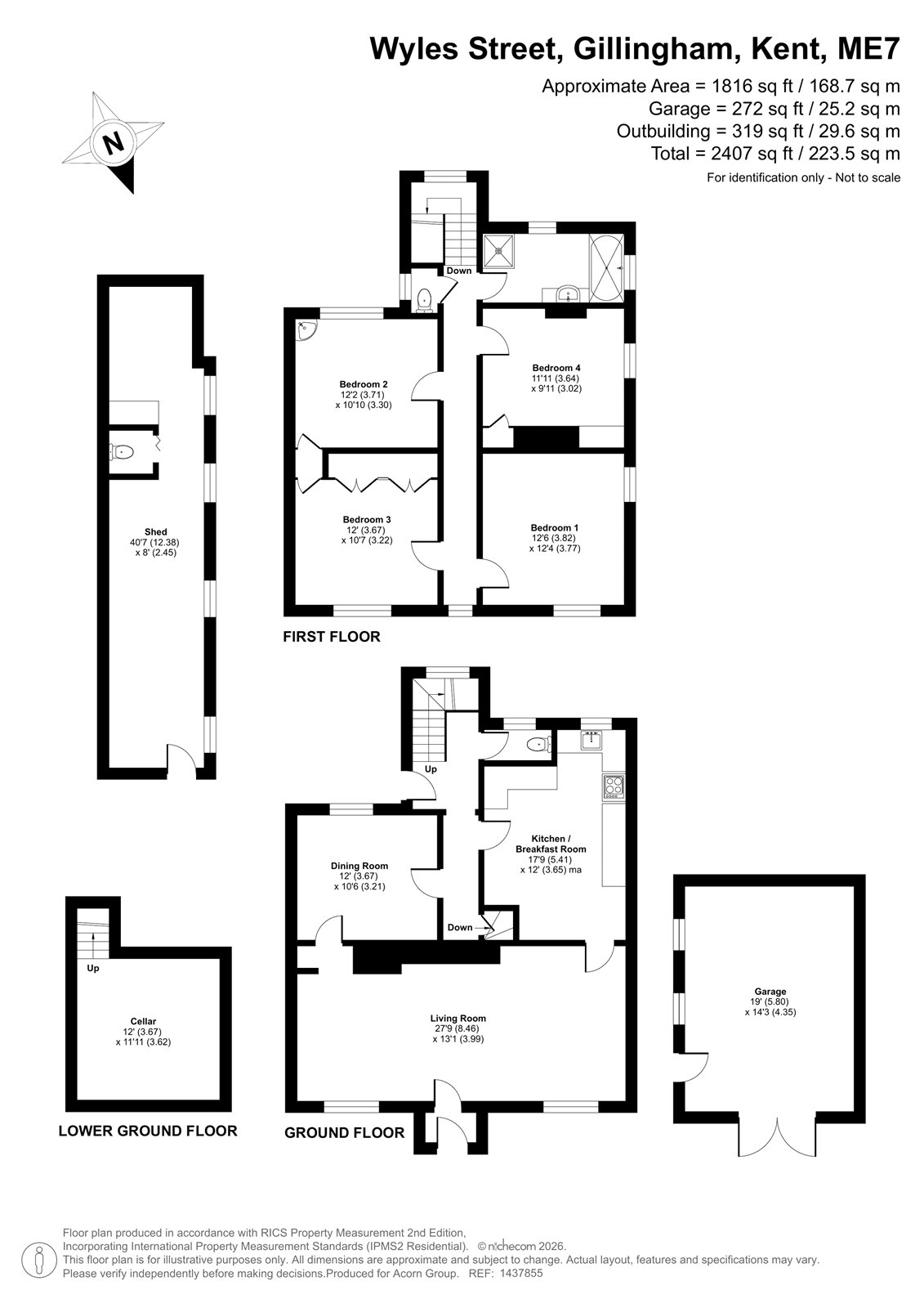 21, Wyles Street, Gillingham floorplan