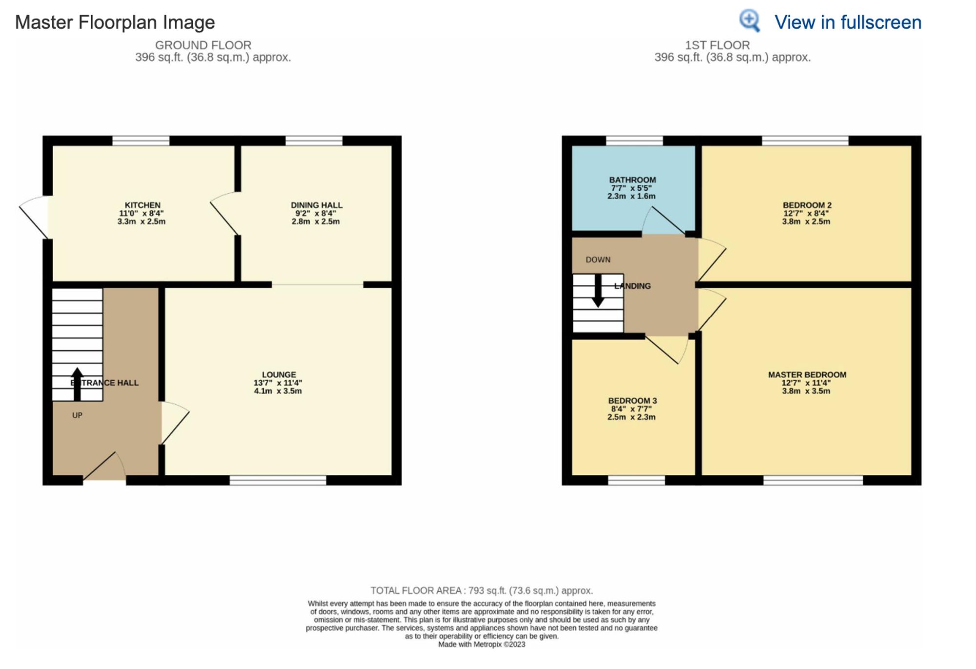 25 Heol Celyn, Hengoed floorplan