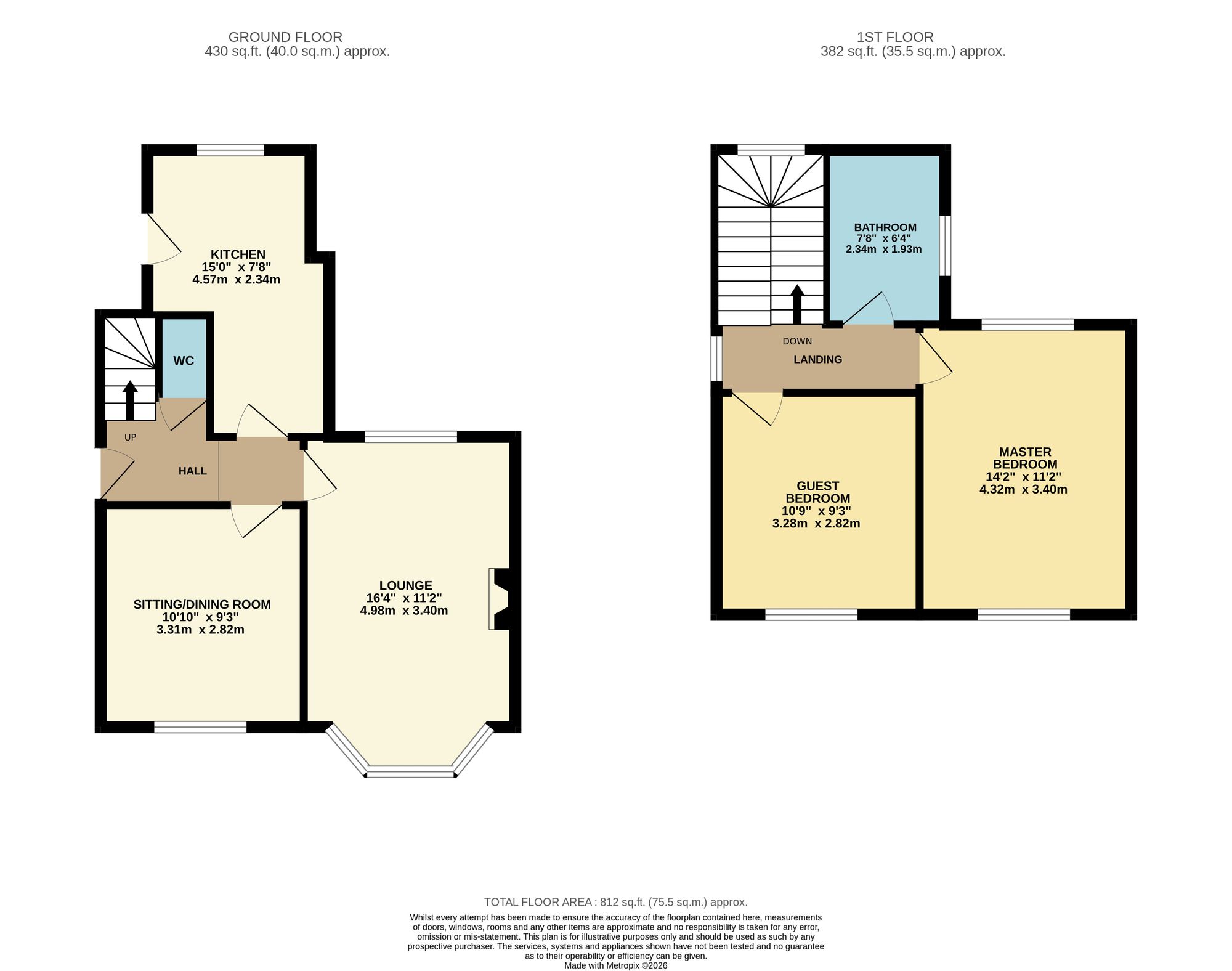 7 Church Walk, Manchester floorplan