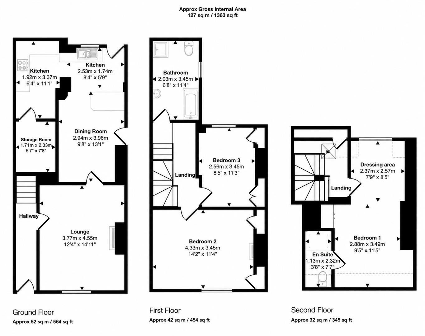 1, West Green, Middlesbrough floorplan