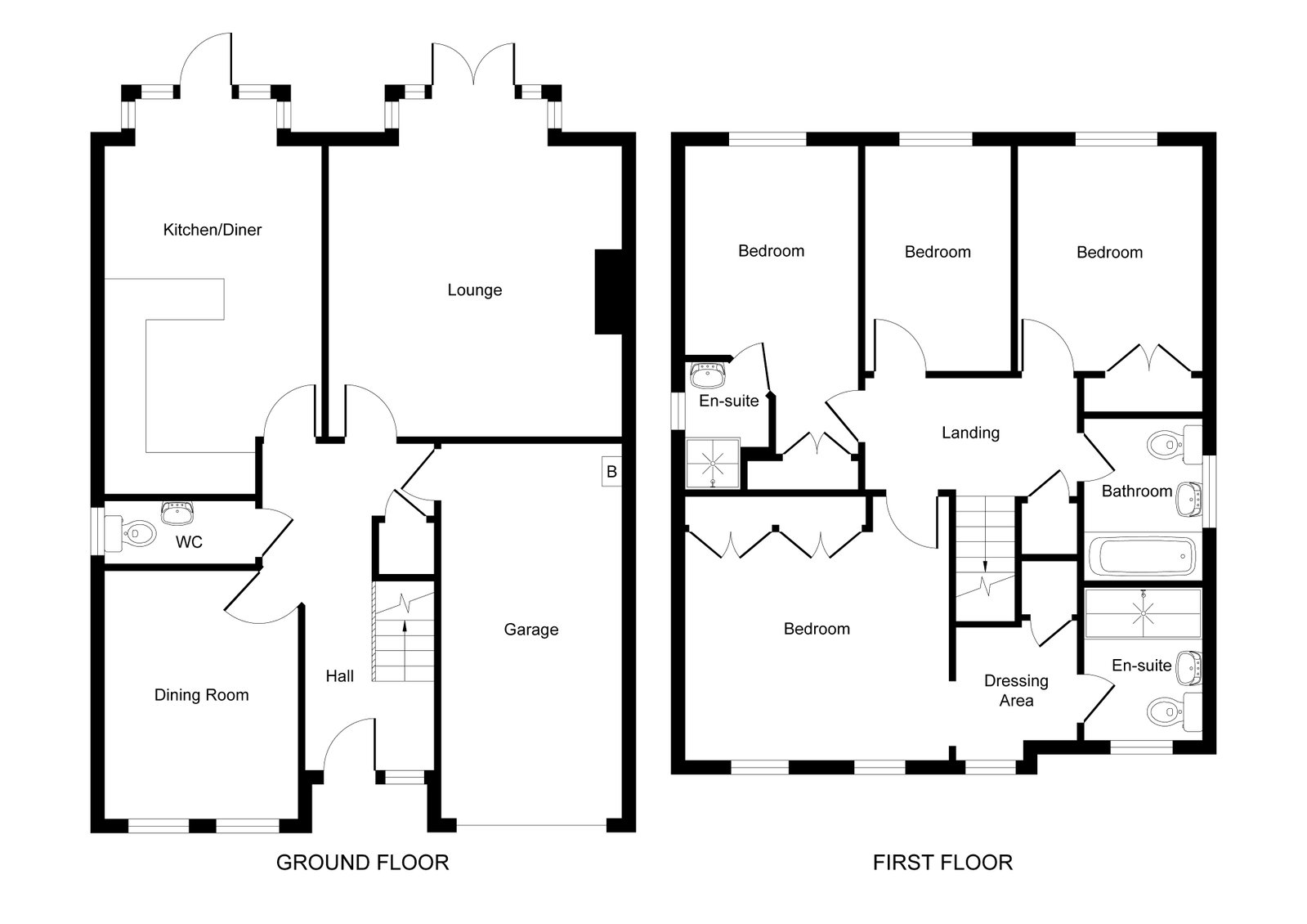 1, Kestrel Drive, Nottingham floorplan