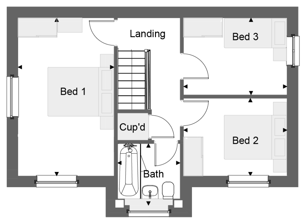 Yealm Close, Chellaston floorplan