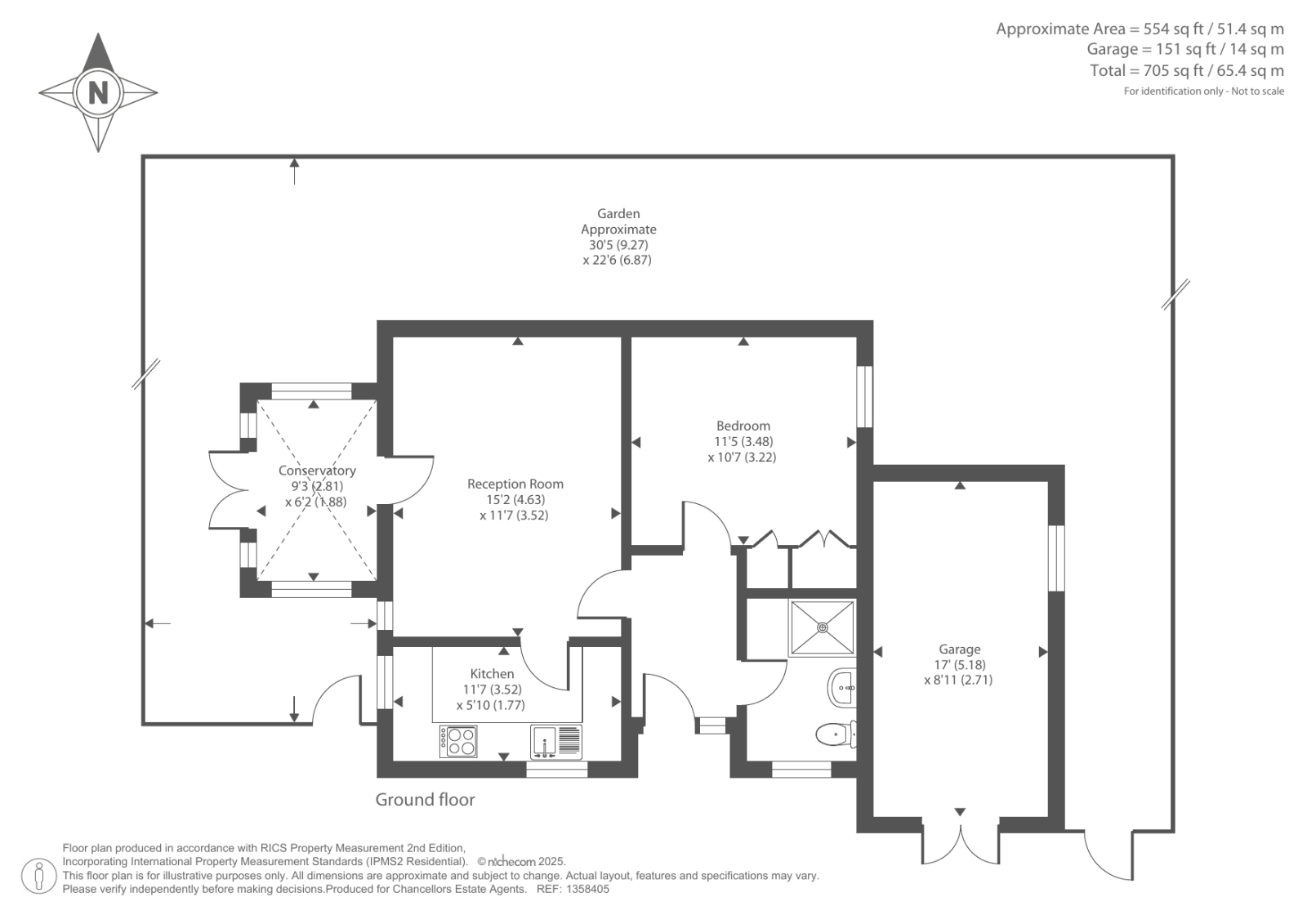 17, East Way, Abingdon floorplan