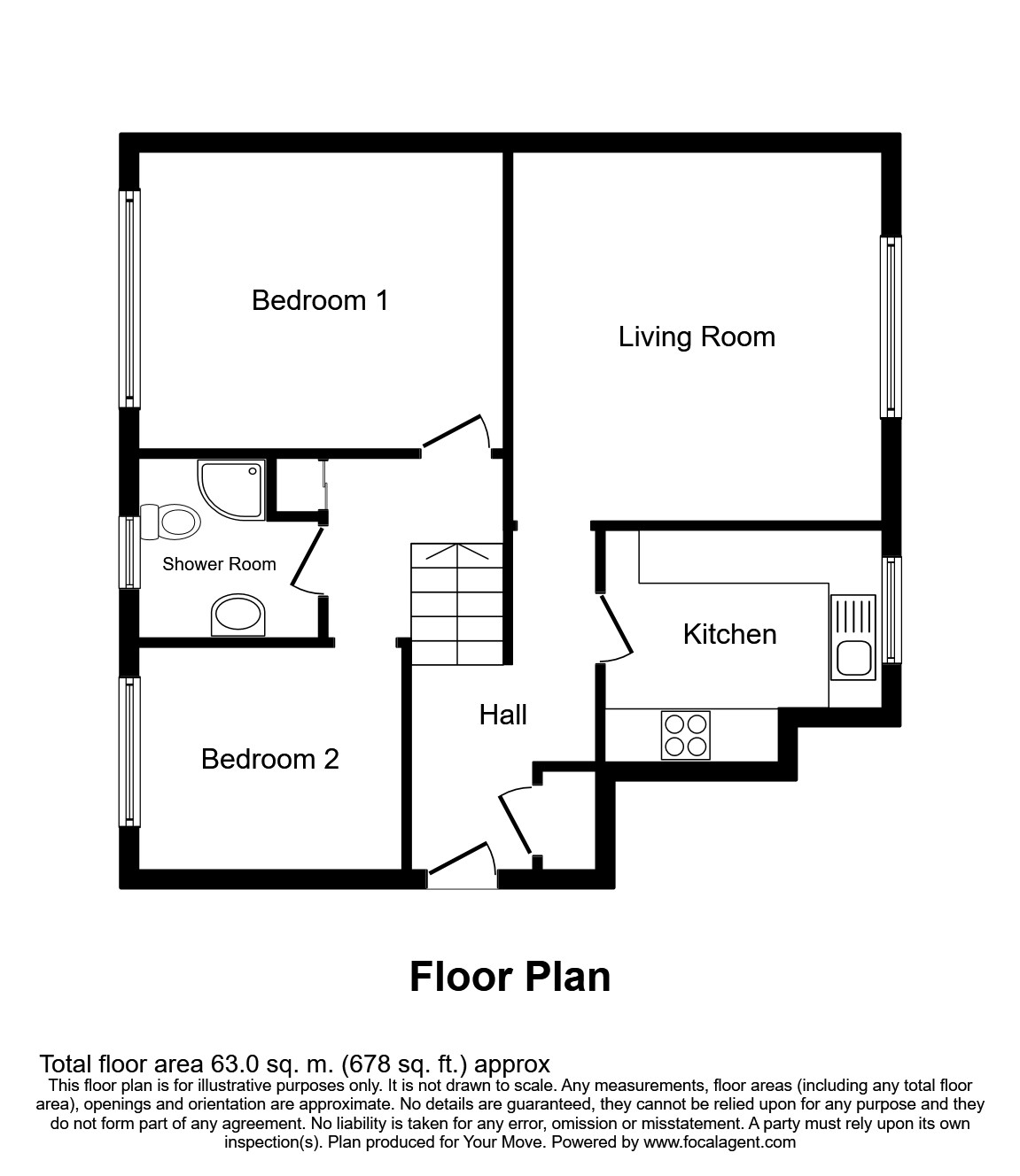 2 bed for sale in Brookland Close, Hastings, East Sussex