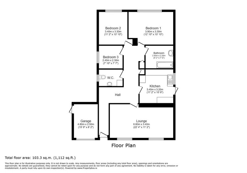 8, Kilnford Road Kingsteignton, NEWTON ABBOT floorplan
