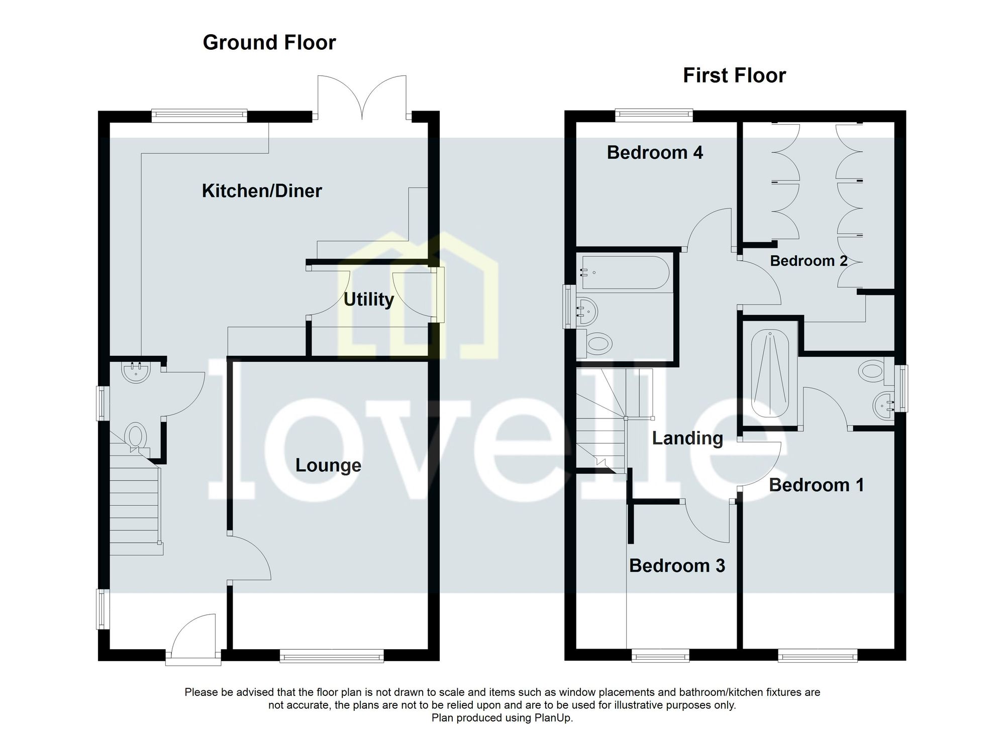 41 Tuxworth Way, Louth floorplan