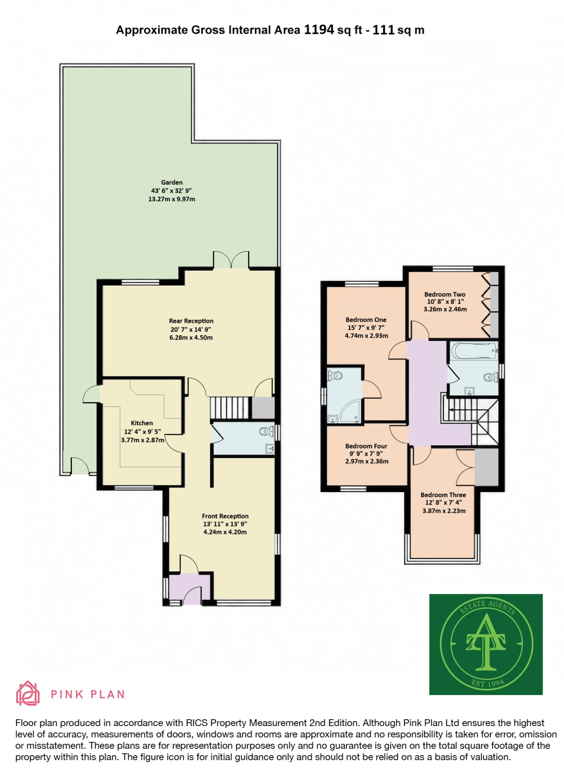 3 Stratfield Park Close, LONDON floorplan