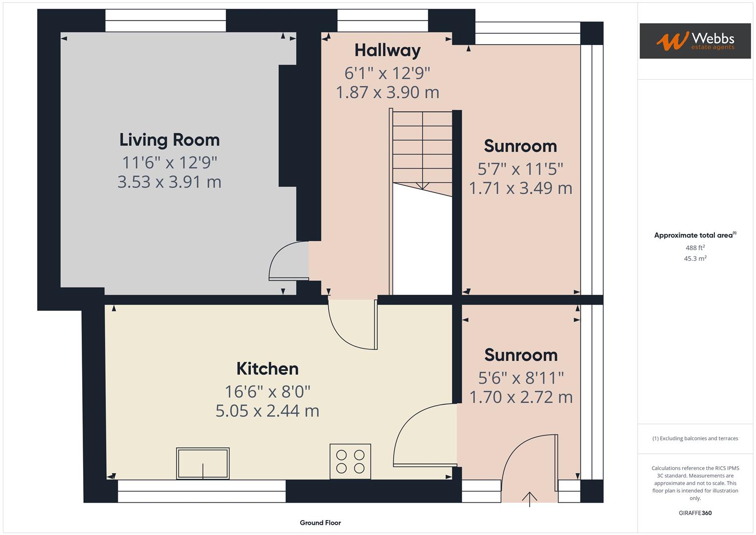 Bryce Cottage, Tolldish Lane, Great Haywood, Stafford floorplan