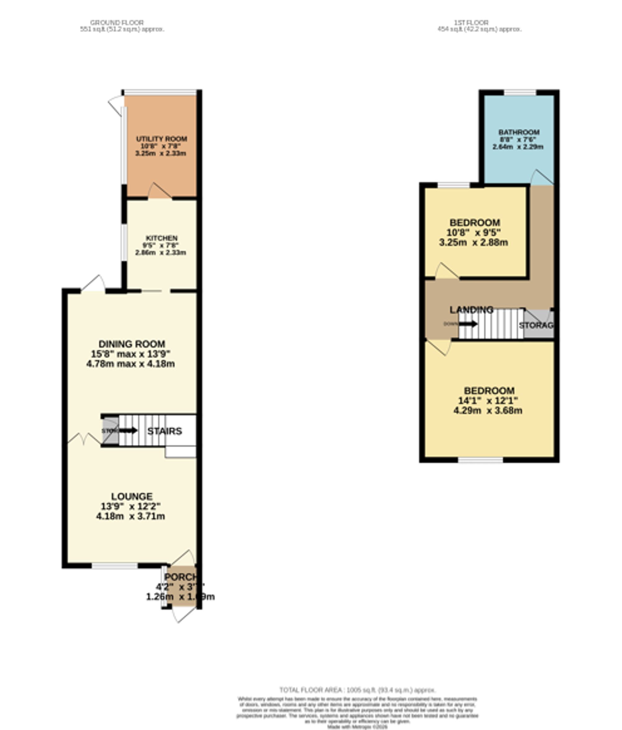 167 Morris Green Lane, Bolton floorplan