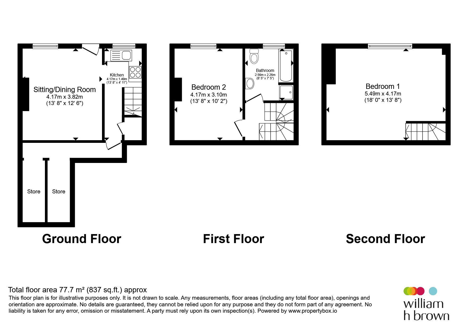 3, Highbury Place, Leeds floorplan