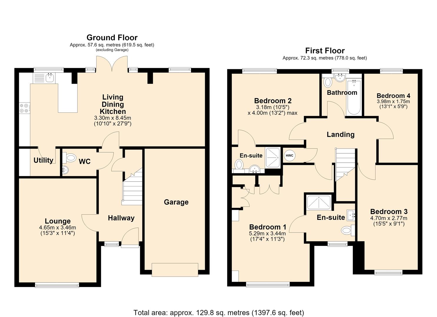 2, Baccarat Close, Hull floorplan
