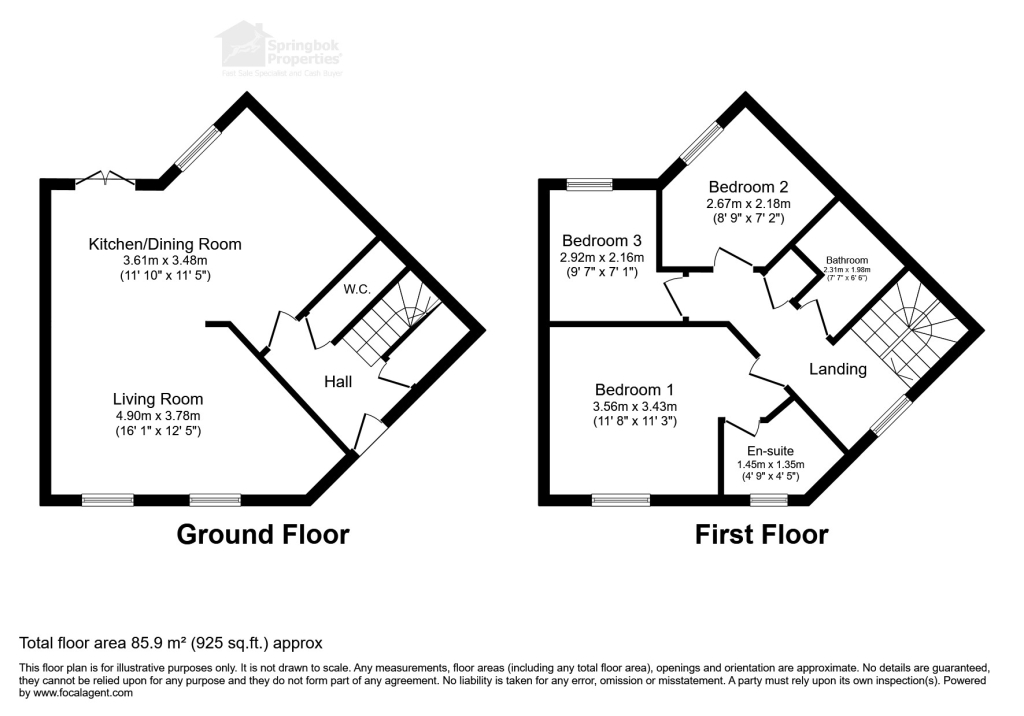 75, Flax Meadow Lane, Axminster floorplan