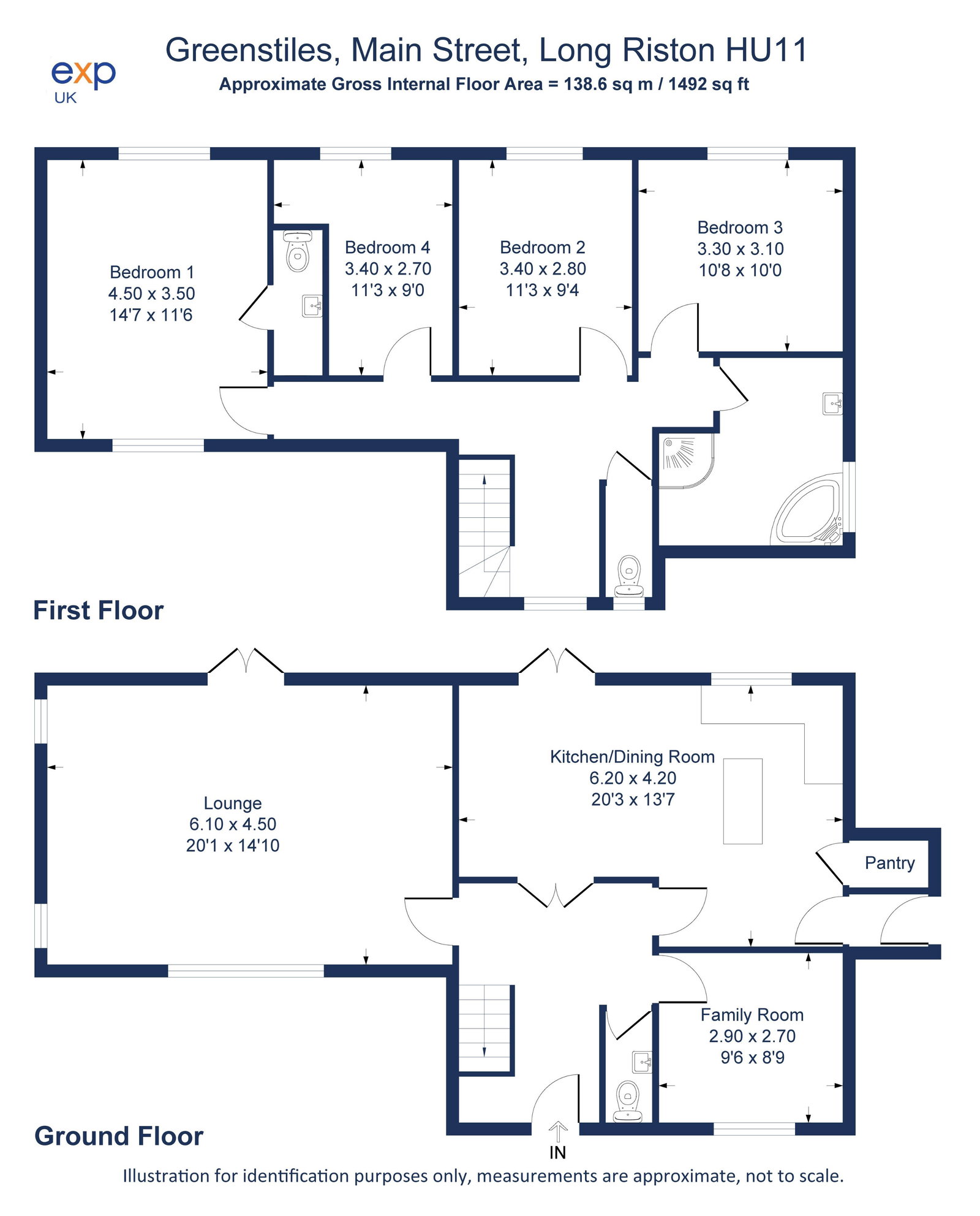 Greenstiles, Main Street, Hull floorplan