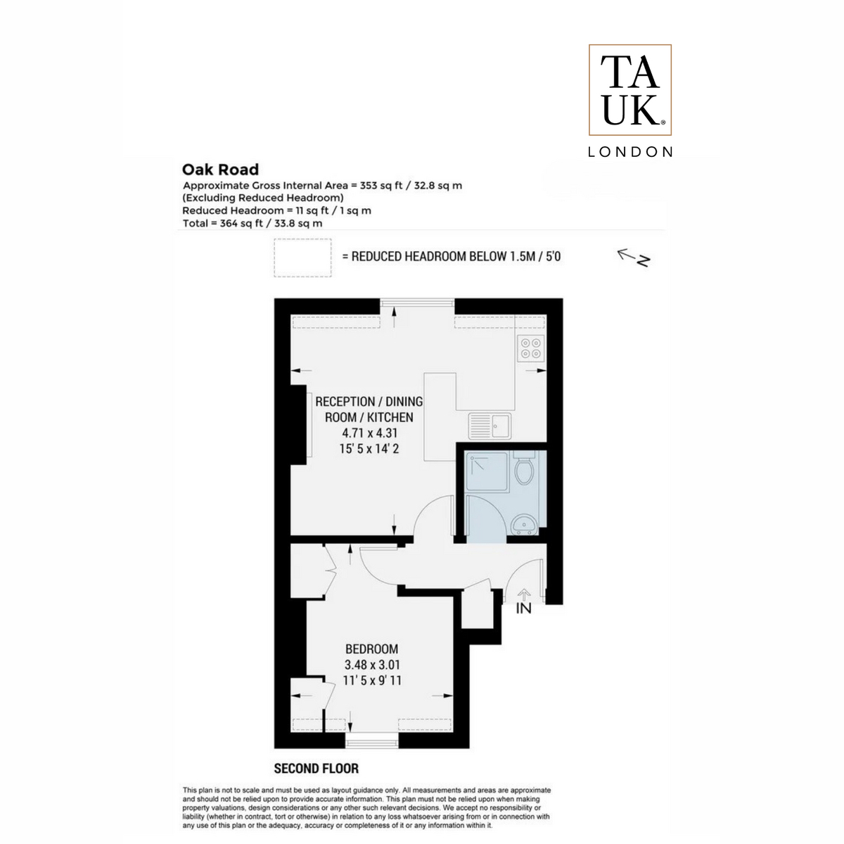 Flat Flat 7, 1b, Oak Road, London floorplan