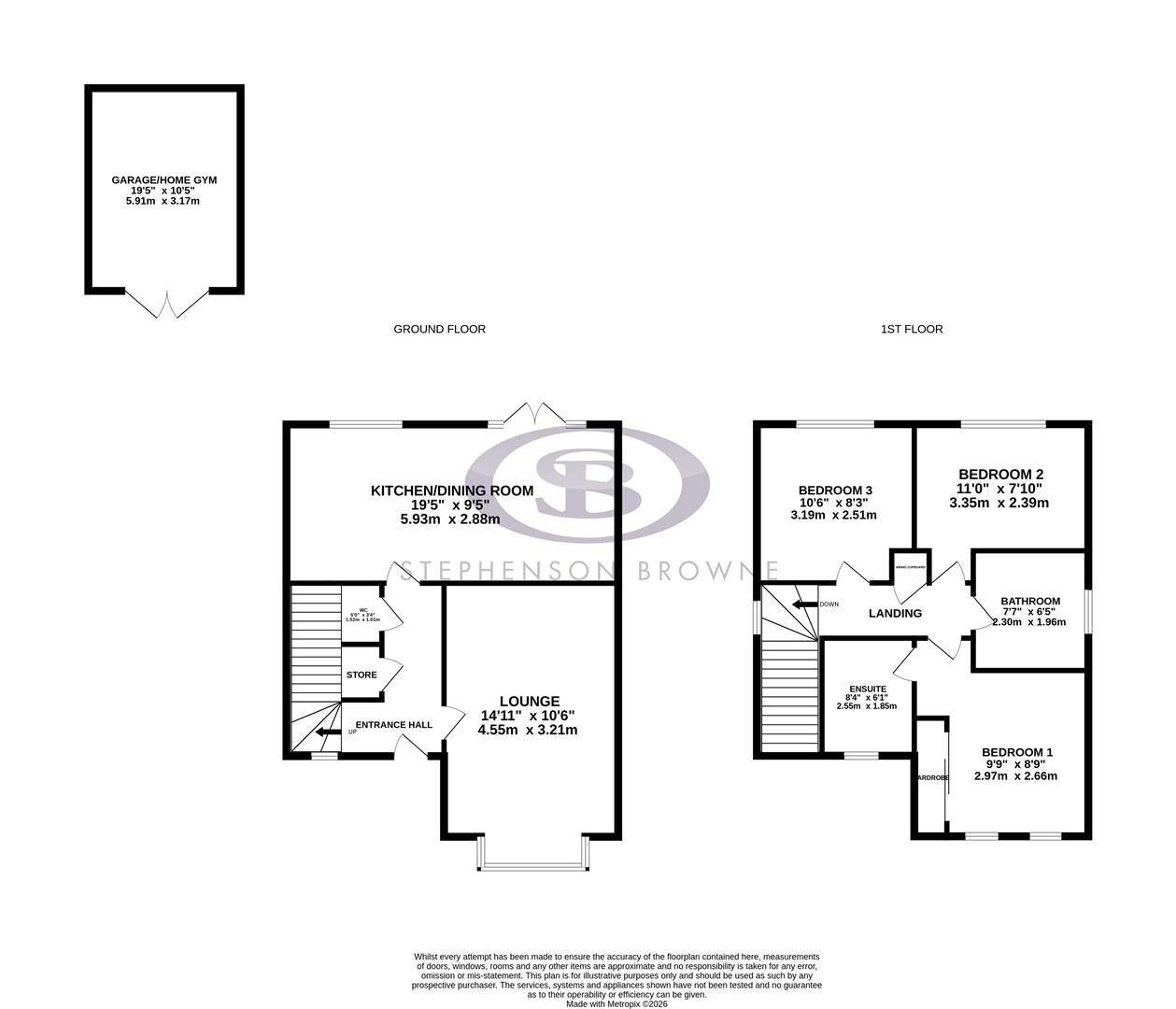 49, Lomas Way, Congleton floorplan