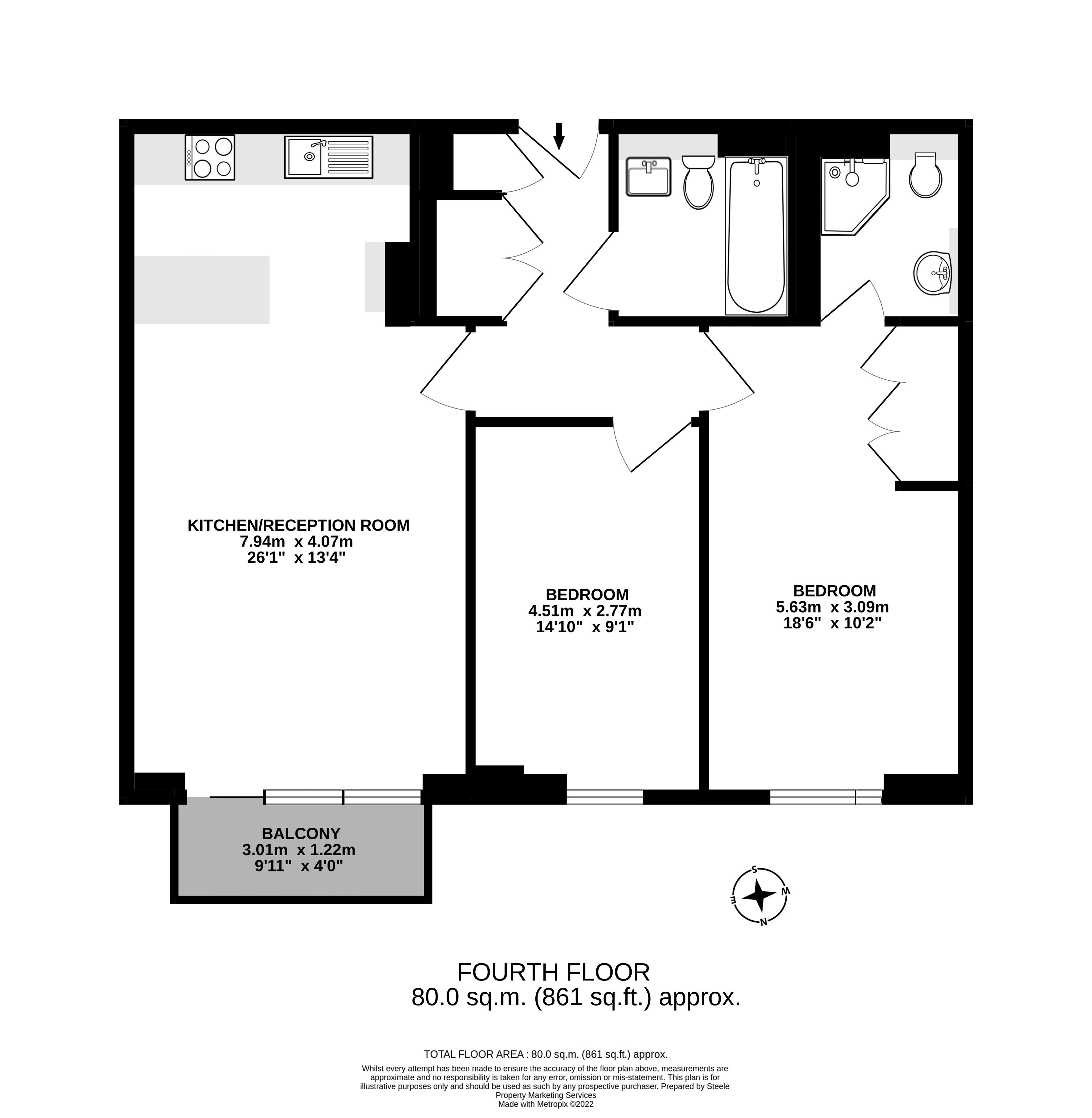 The Heart, WaltonOnThames KT12, 2 bedroom flat for sale 62246169